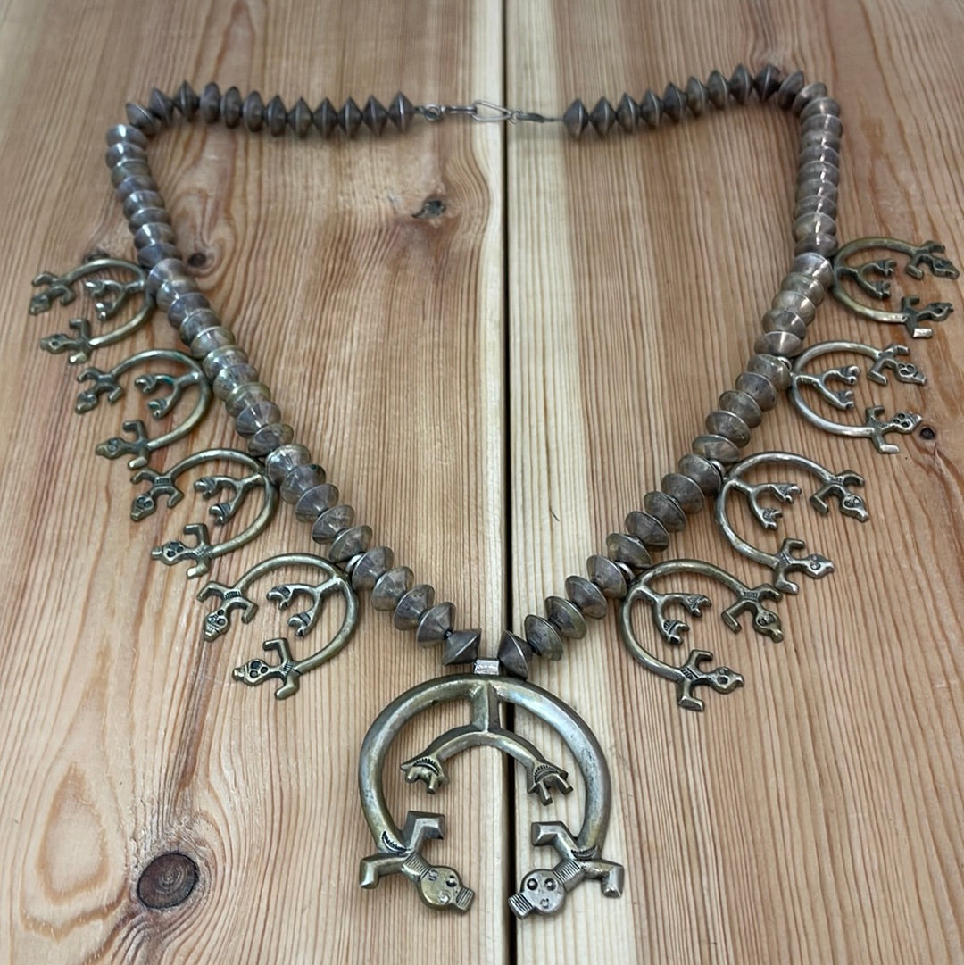 24” Vintage Sand Cast Necklace