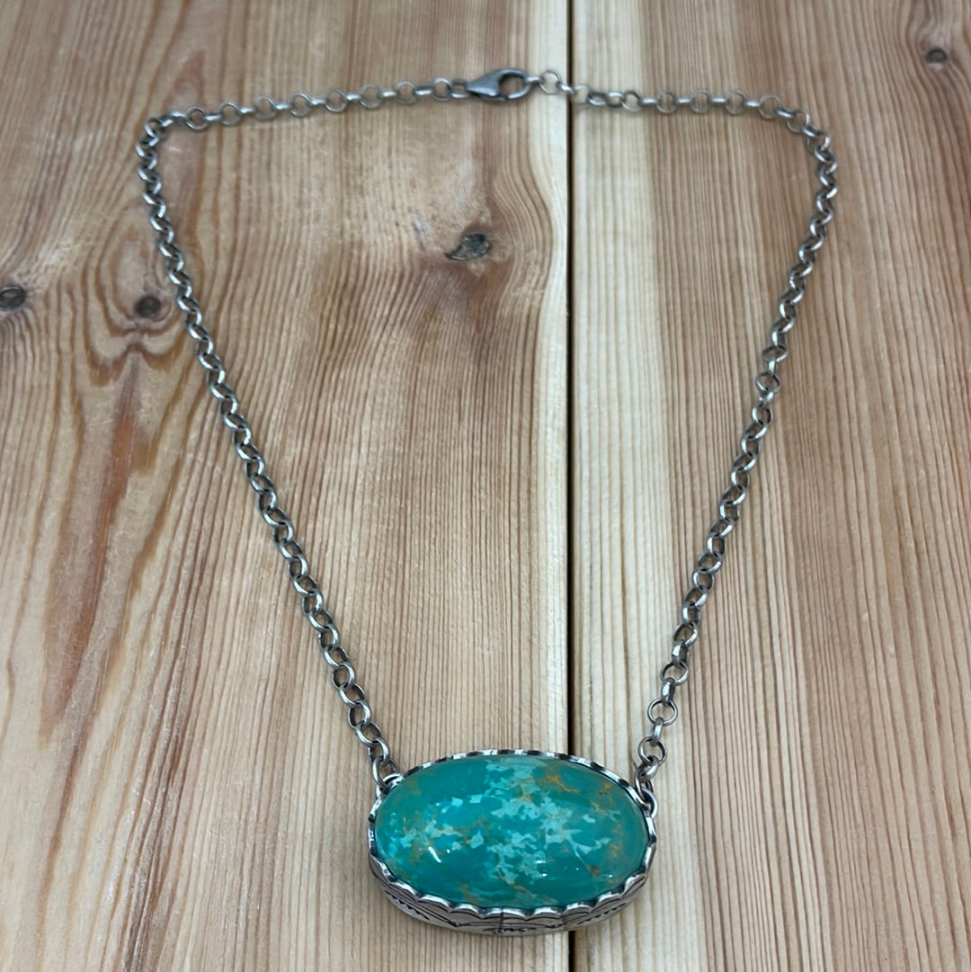 Emerald Valley Turquoise 20” Necklace