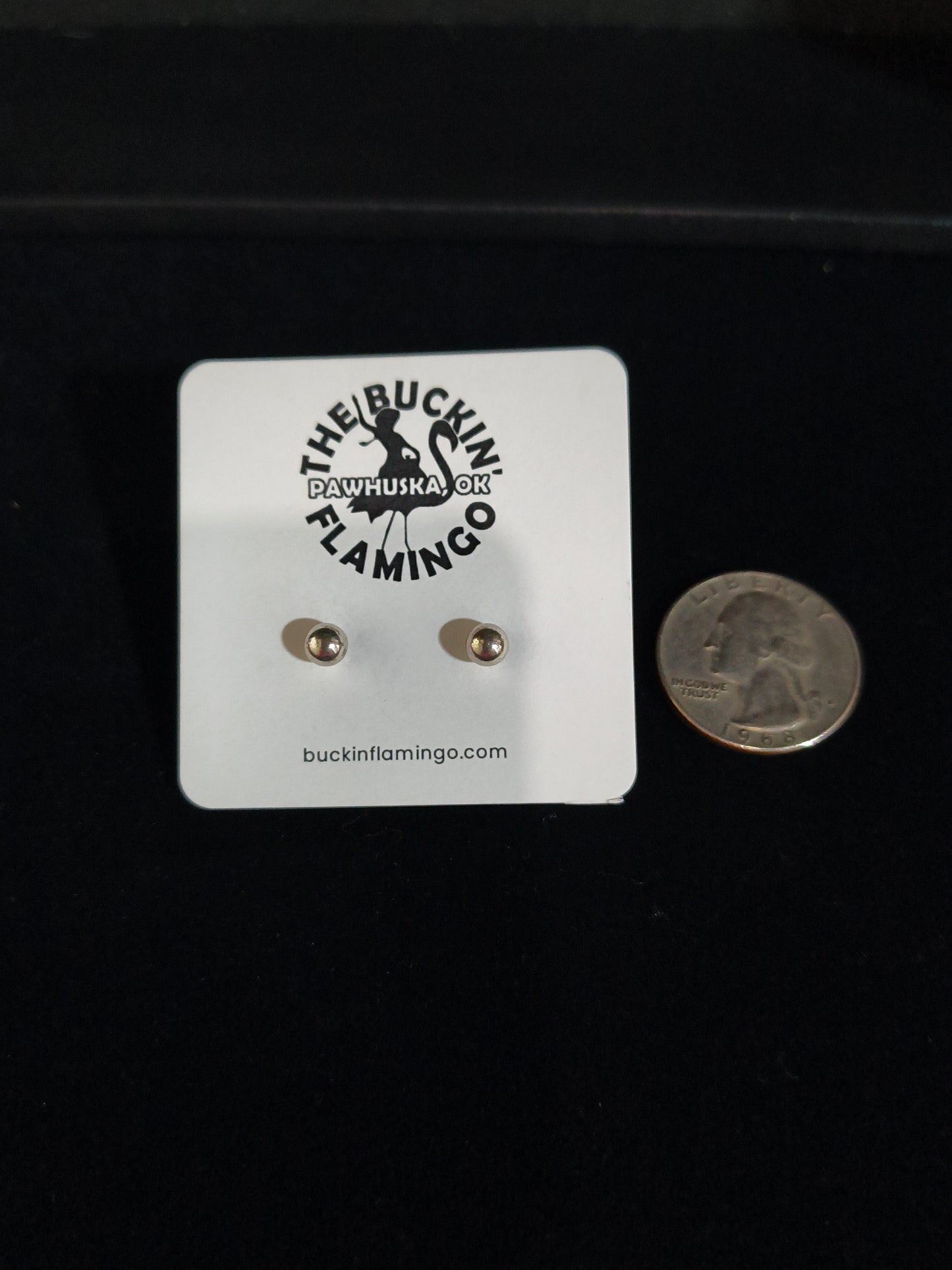 5mm Sterling Silver Ball Post Earrings