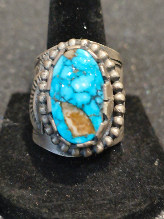 Highgrade Kingman Turquoise 10 Ring