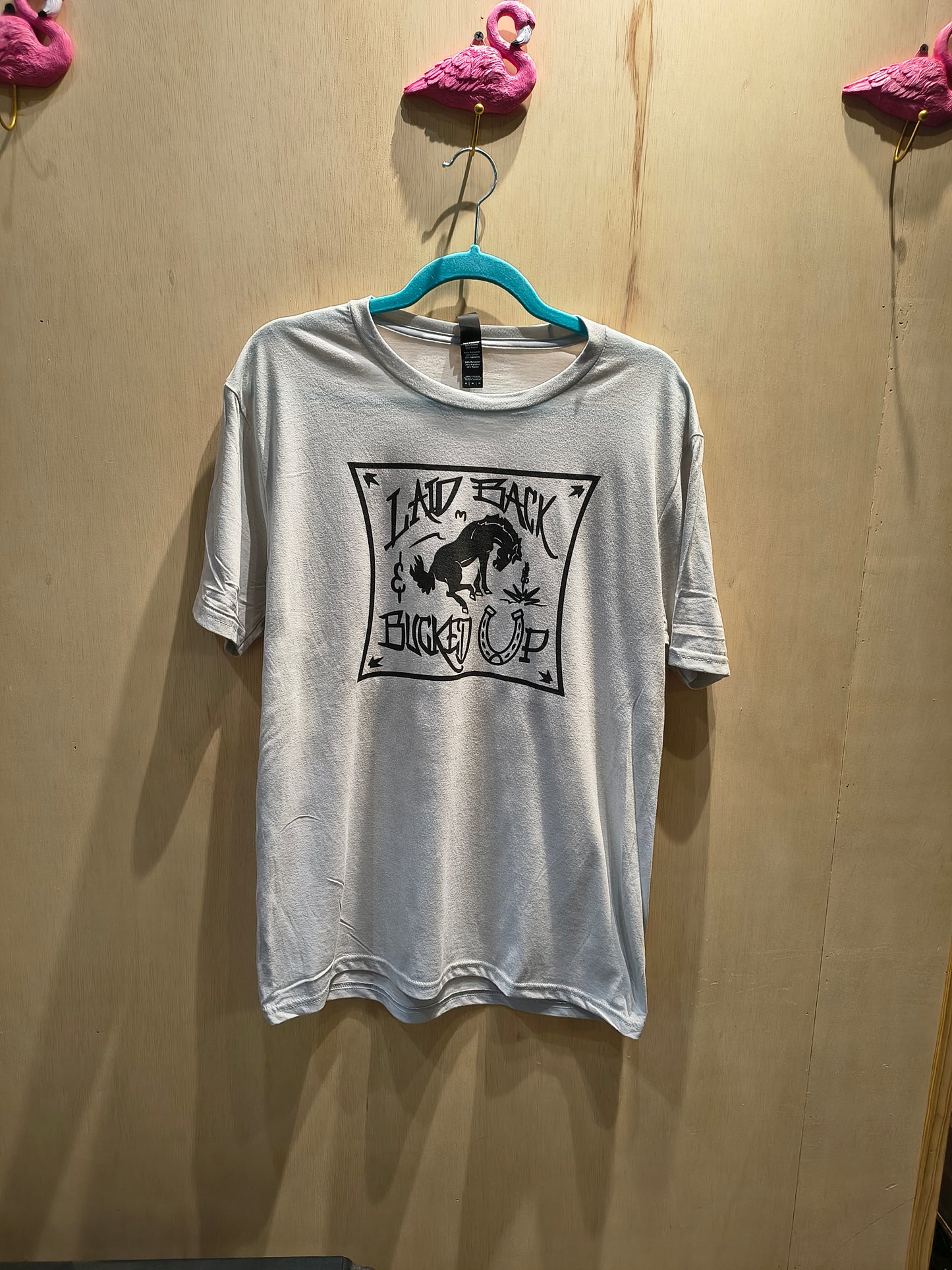 Bad Bronc - Laid Back Bucked Up Black Print T-Shirt