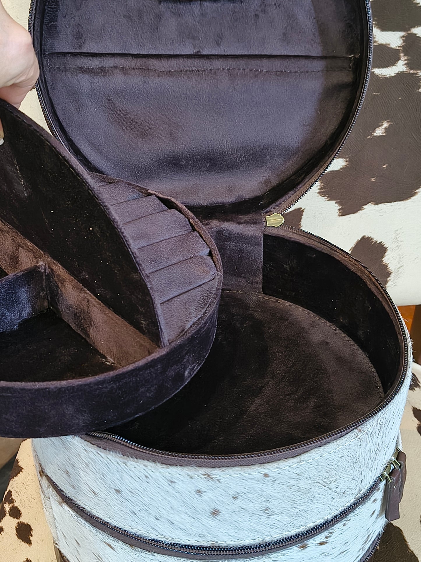 Triple Stack Round Jewelry Box