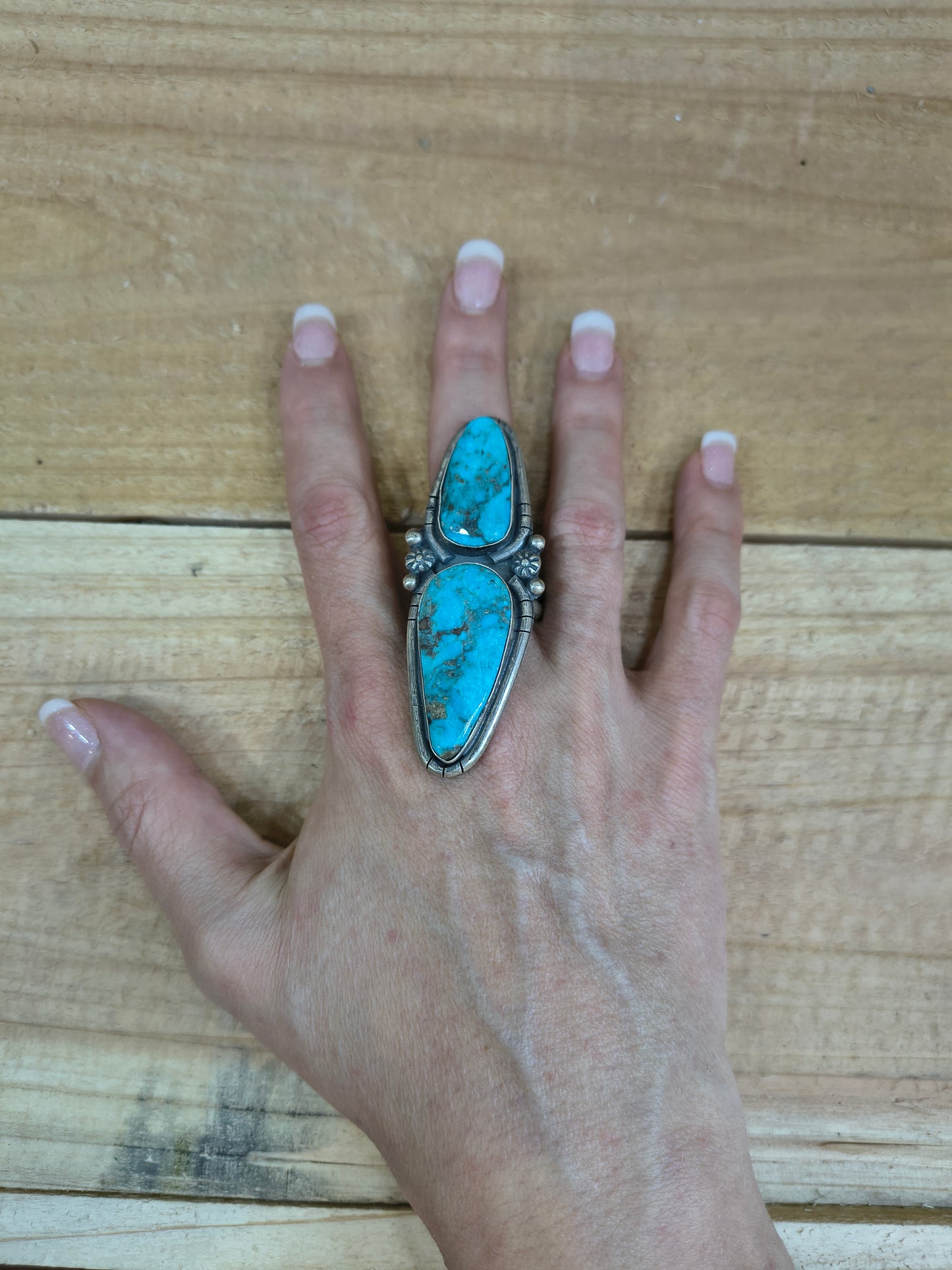 12.0 Kingman Turquoise by Boyd J. Ashley, Navajo