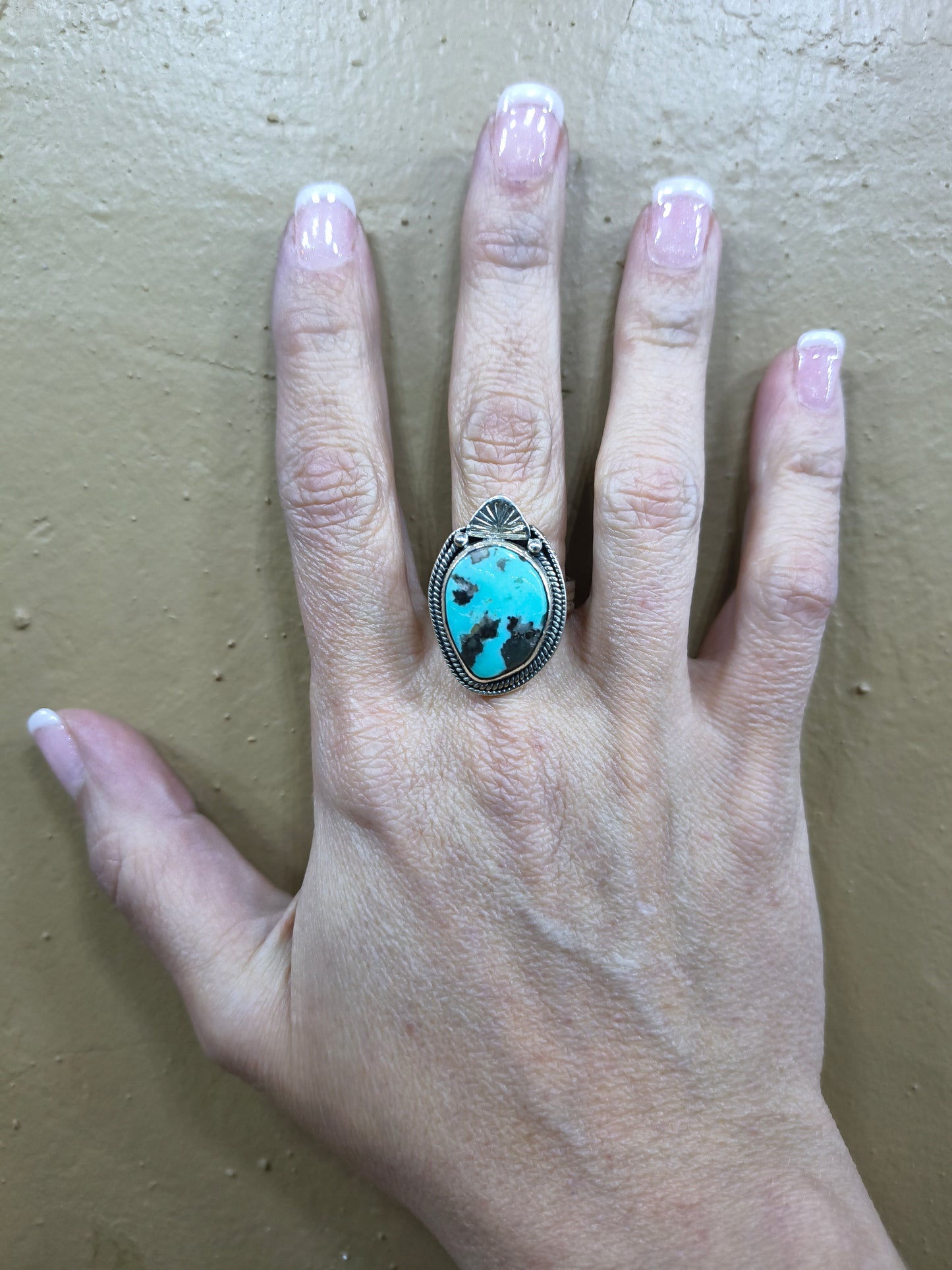 9.5 Kingman Turquoise Ring