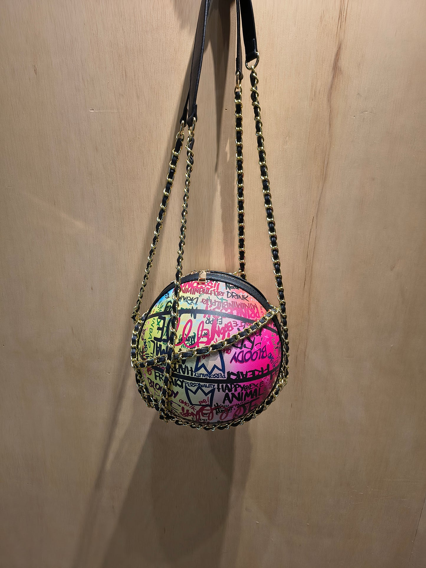 Basketball Purse in Chain Net