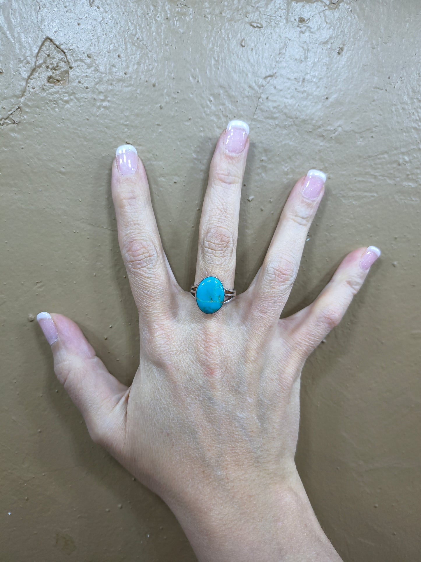 7.5 Kingman Turquoise Ring
