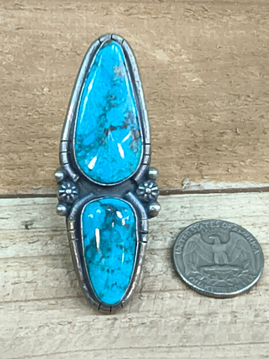 12.0 Kingman Turquoise by Boyd J. Ashley, Navajo