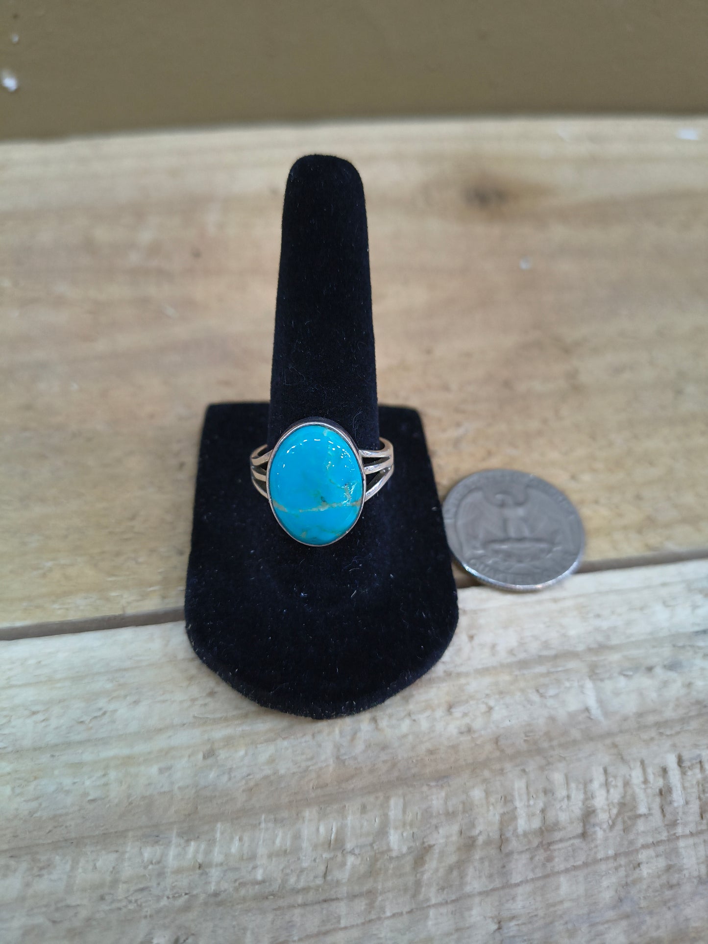 7.5 Kingman Turquoise Ring