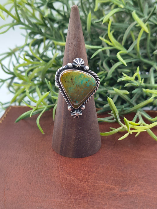 8.0-10.0 Royston Adjustable Ring by Johnny Dixon, Navajo