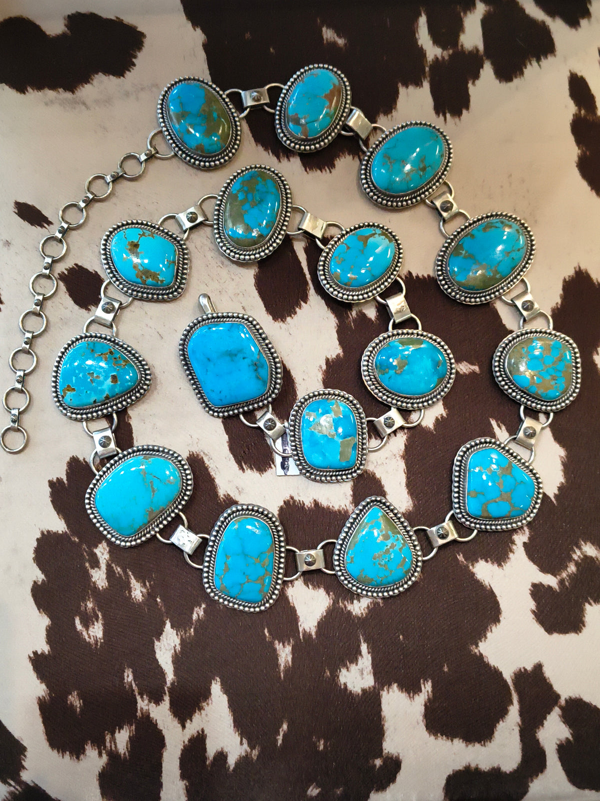 Turquoise 41- 47" Belt
