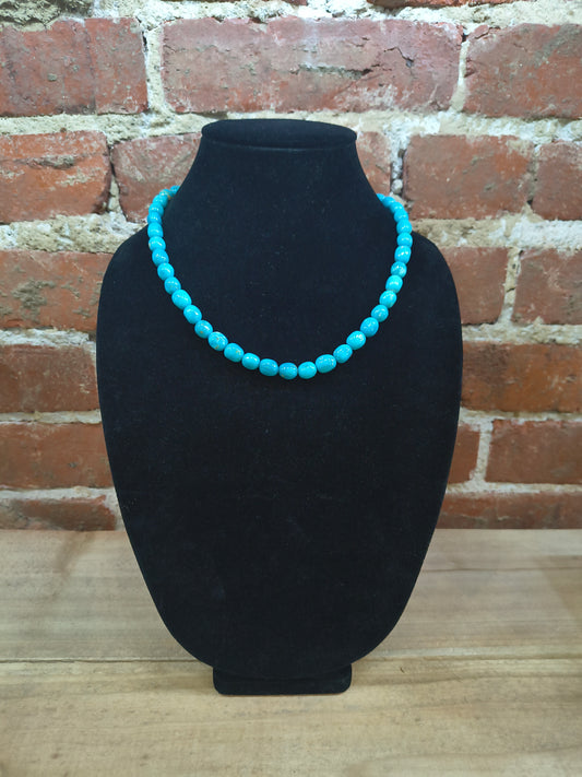 19" Sleeping Beauty Turquoise Necklace