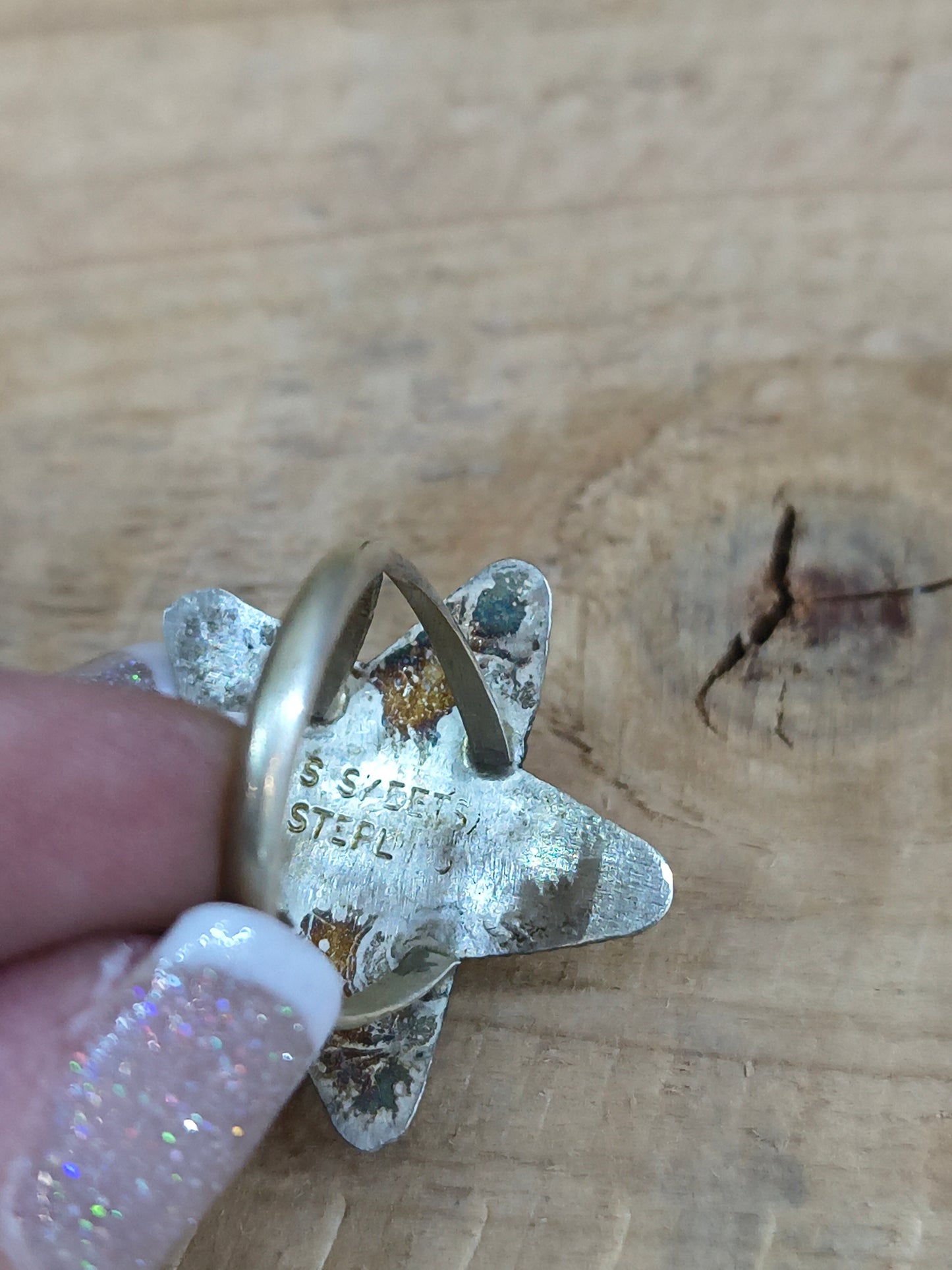 6.0 Kingman Turquoise Star Ring