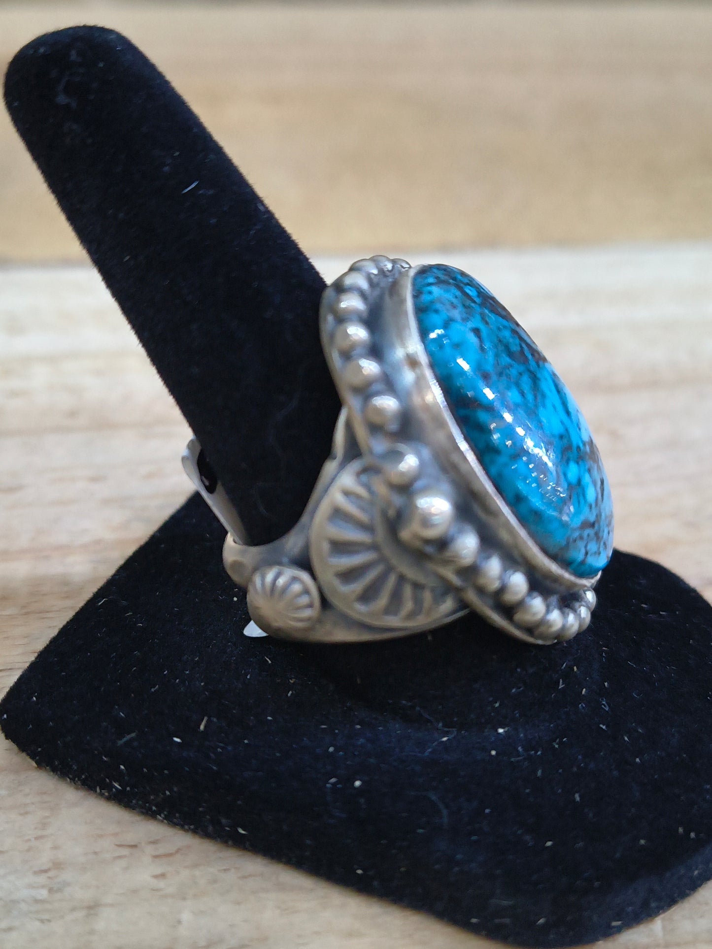 9.0 Kingman Turquoise by Boyd J. Ashley, Navajo