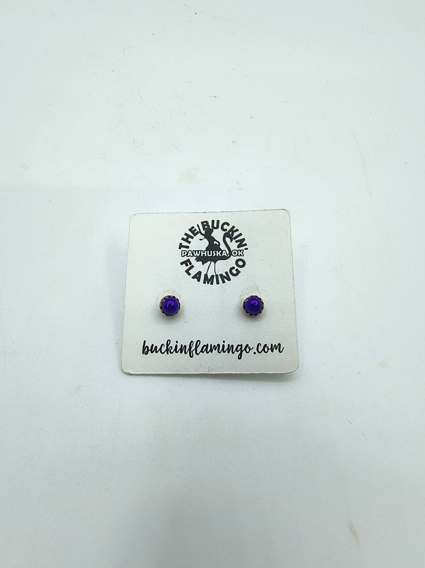 Blue Lapis 4 mm Post Earrings