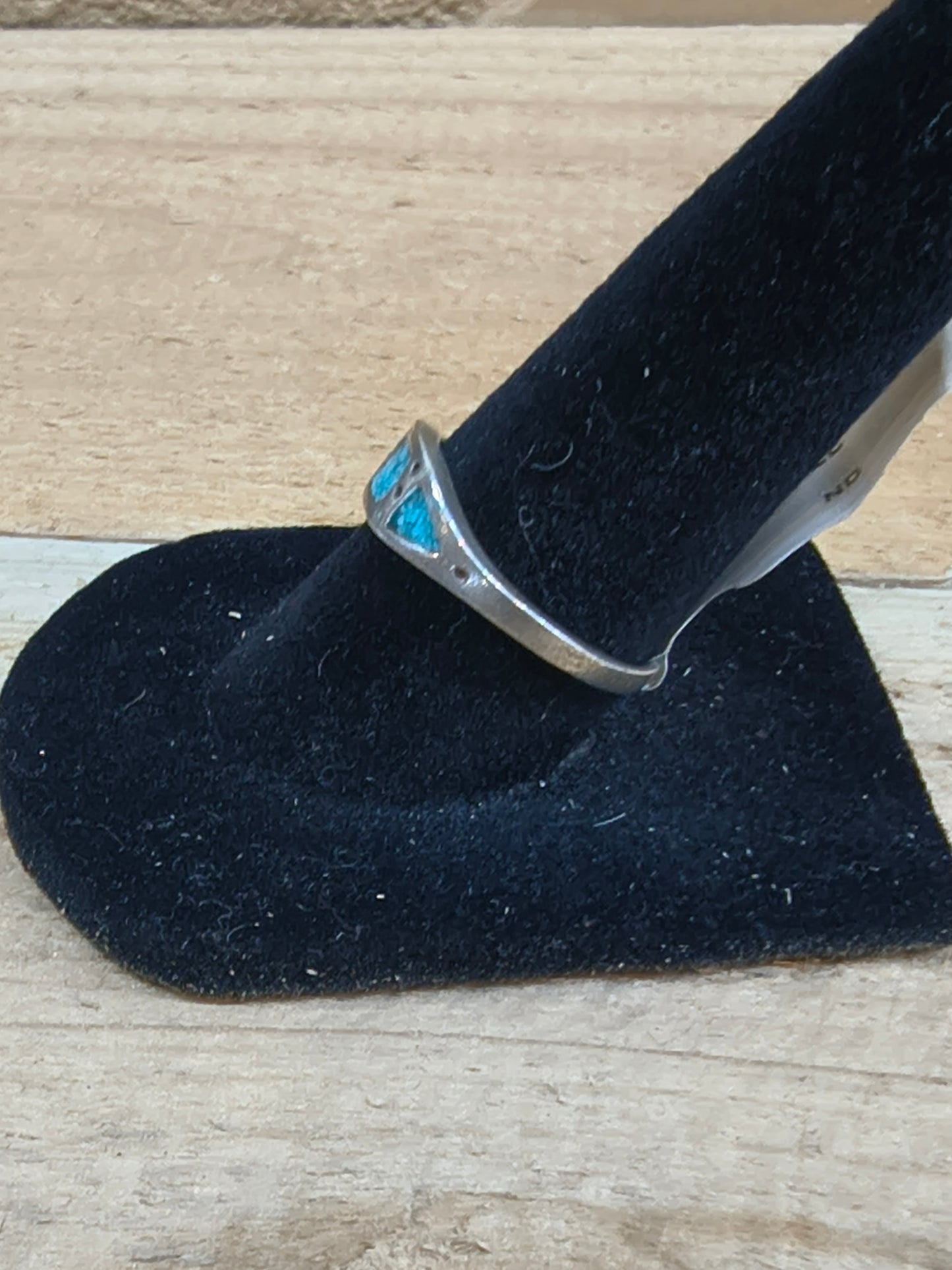 7.0 Turquoise Chip Inlay Ring