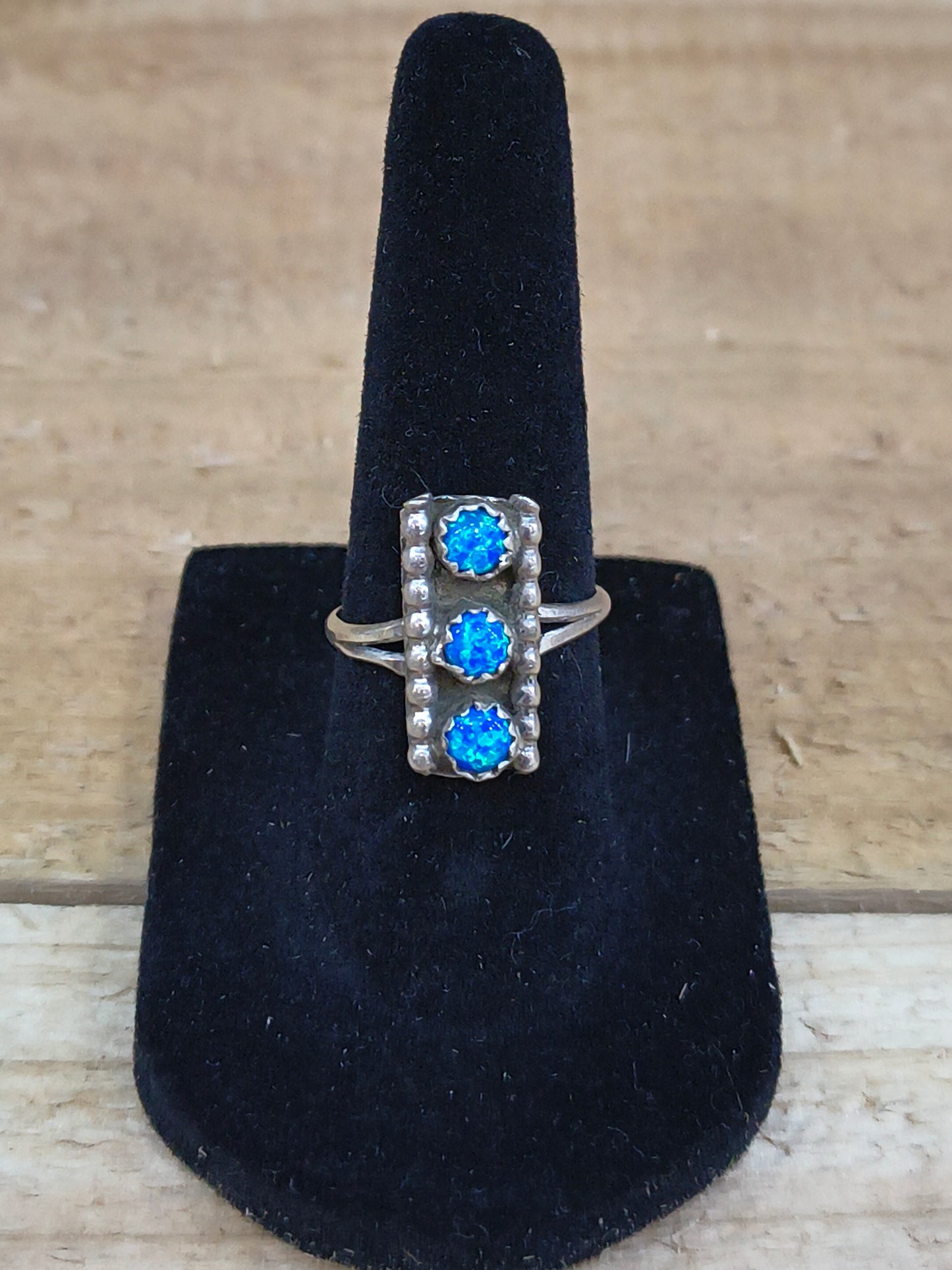 6.0 - Opal 3 Stone Ring