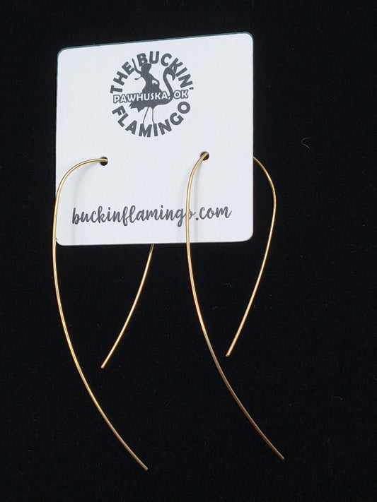 14K Gold Filled Ear Threader Earring
