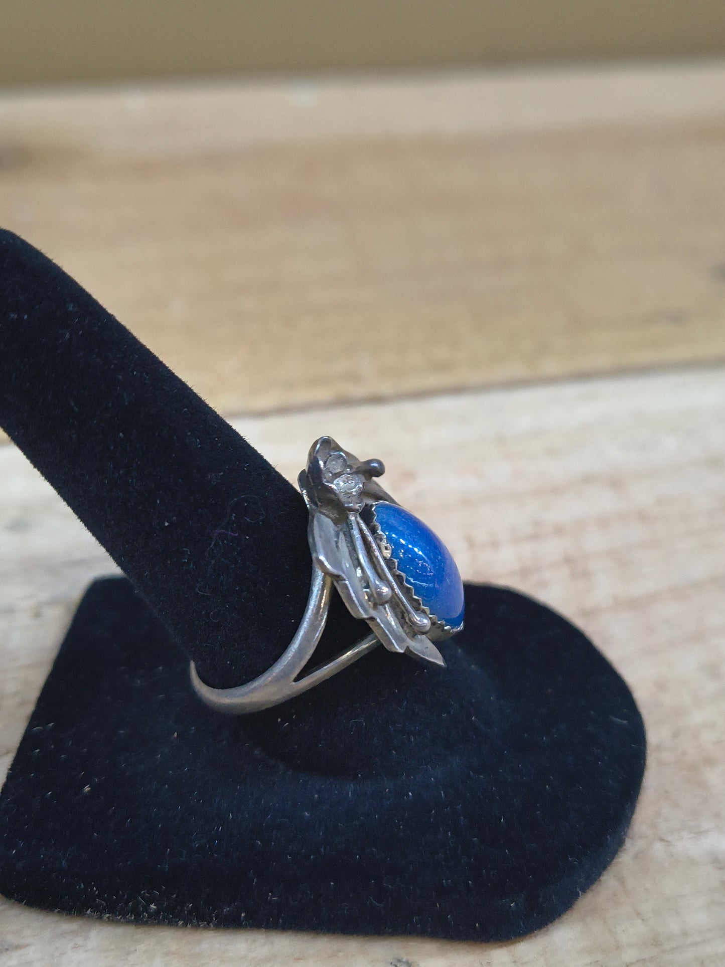 6.5 Vintage Lapis Lazuli Ring by Skyway Trading Company