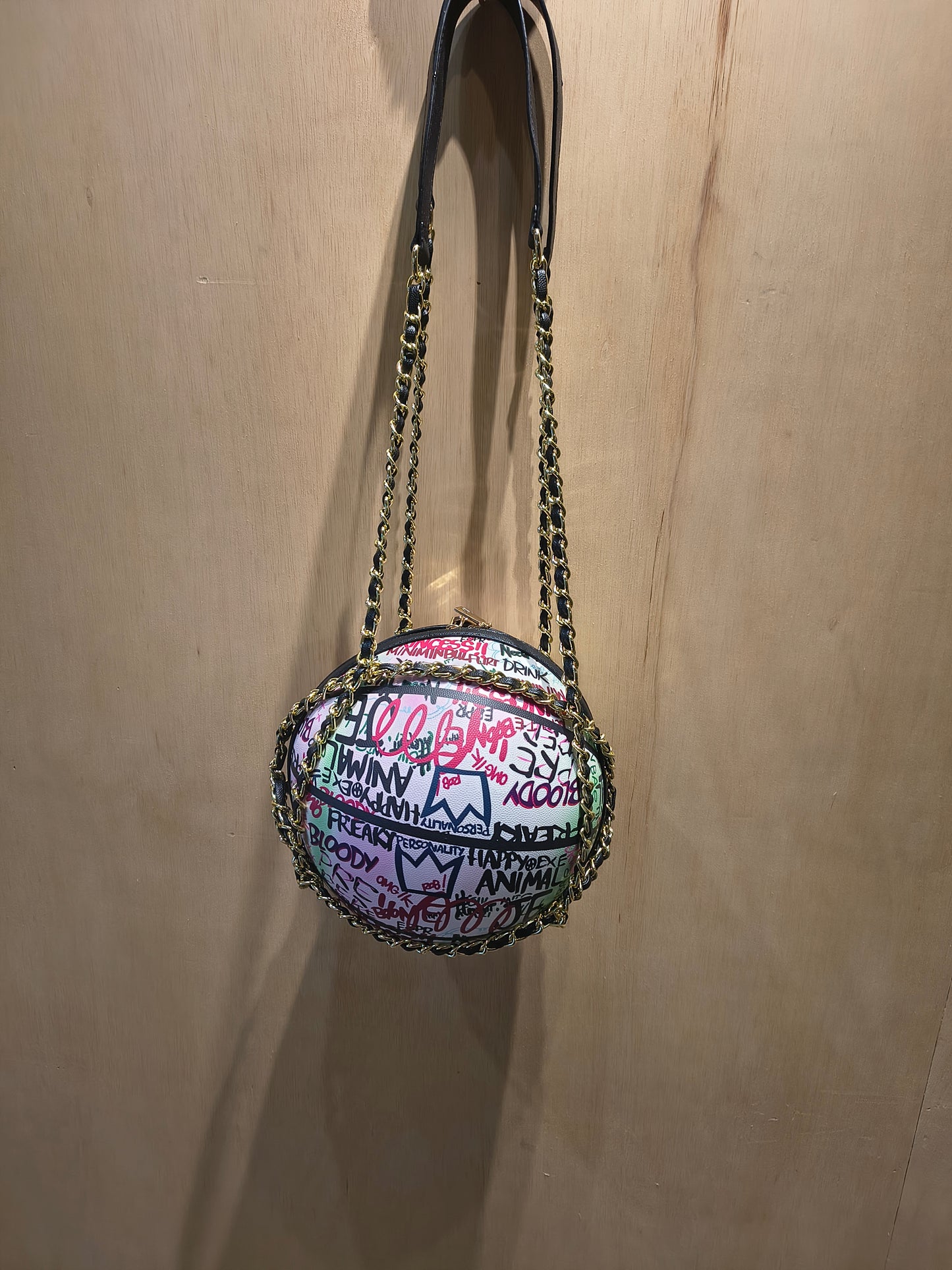 Basketball Purse in Chain Net