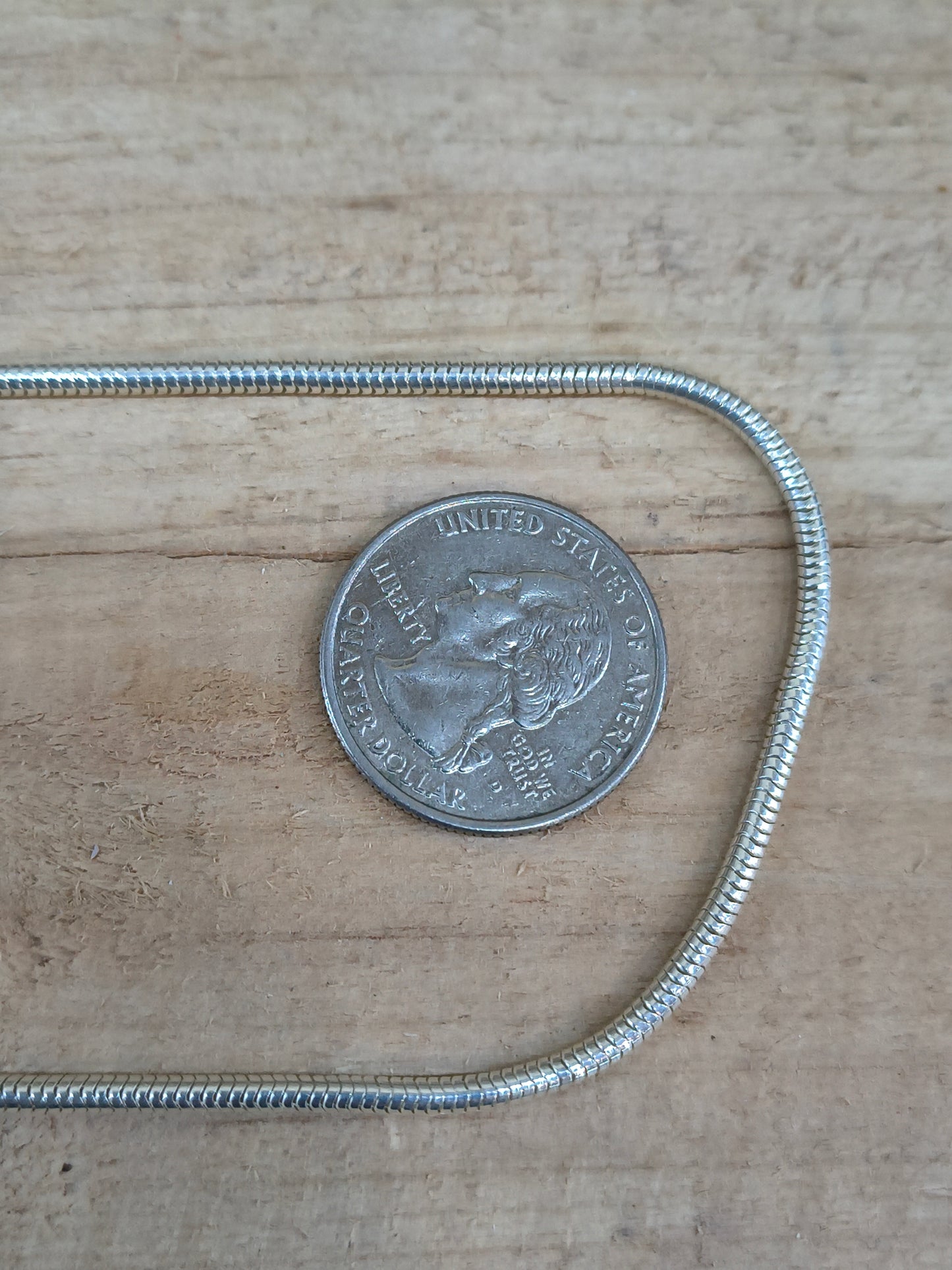 26" Heavy Sterling Silver Snake Chain