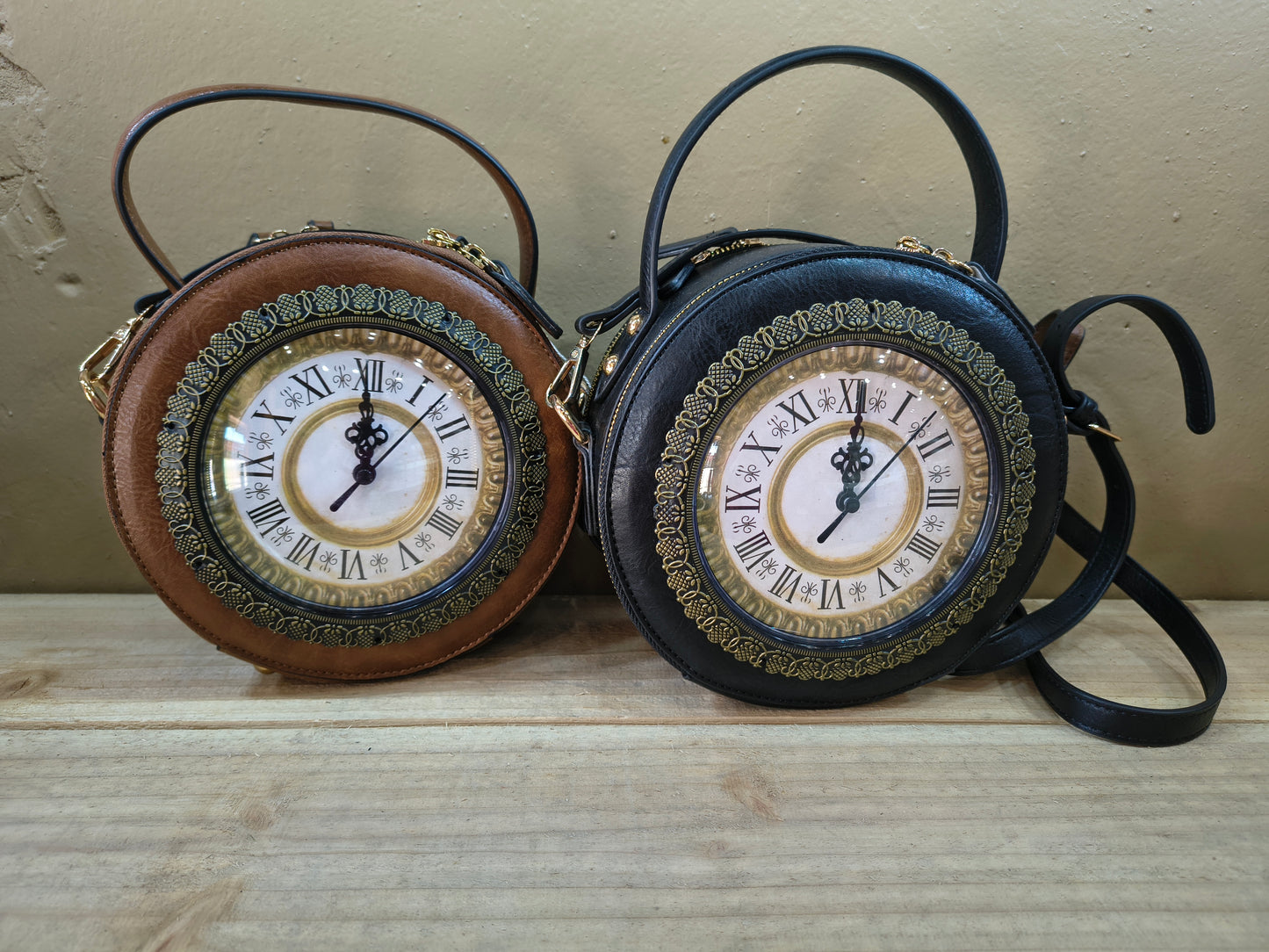 Clock Cross Body Purse