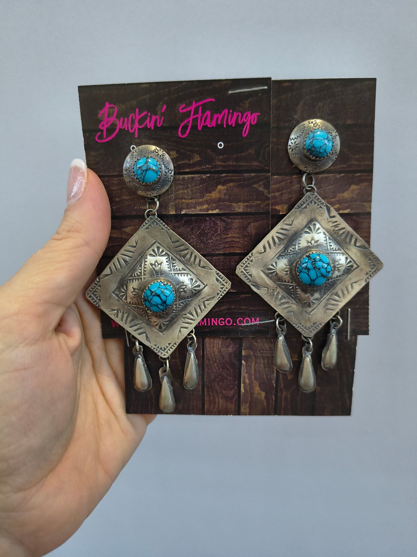 Kingman Turquoise with Post Earrings