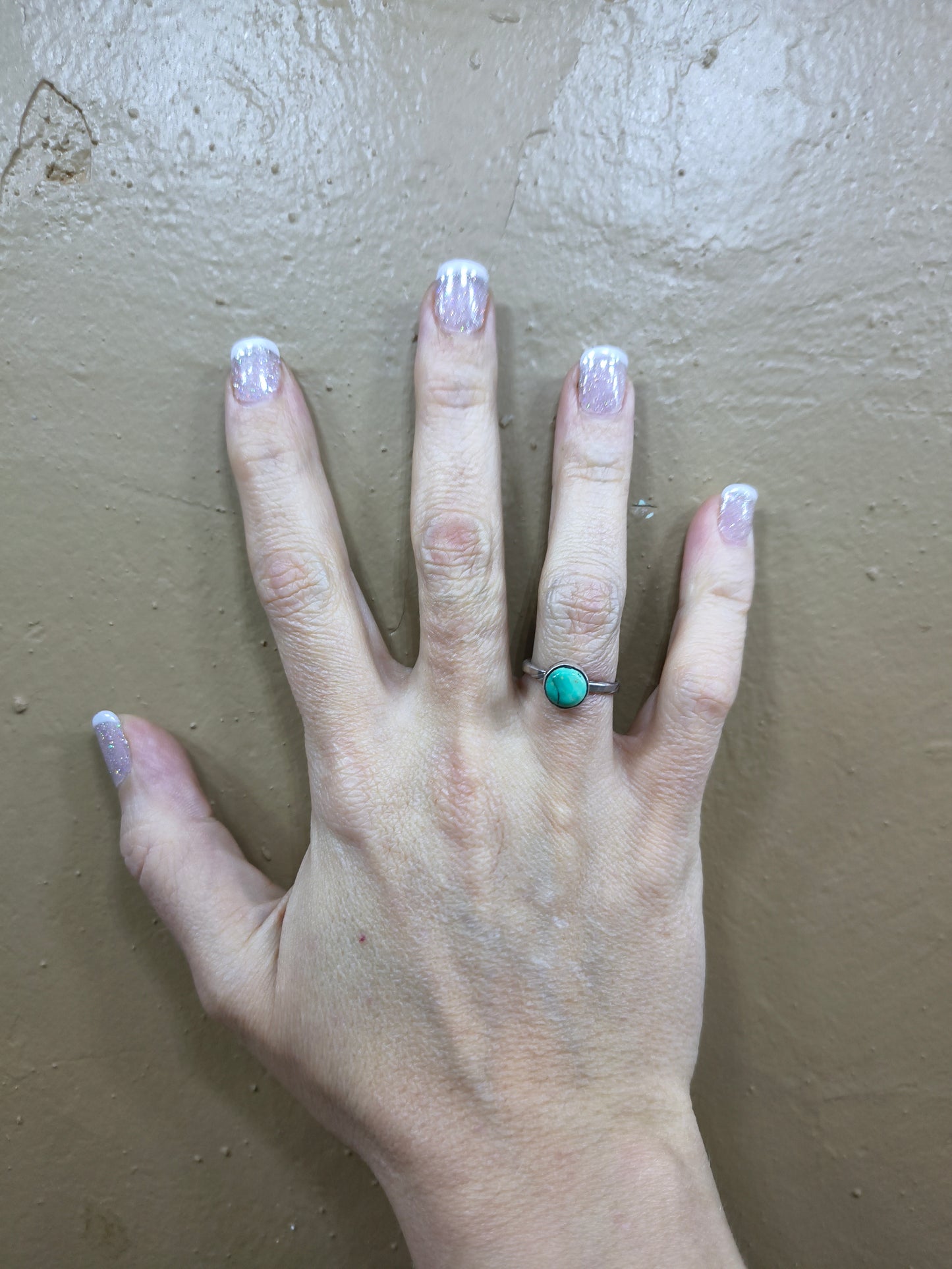 6.0 Sonoran Gold Turquoise Round Rings