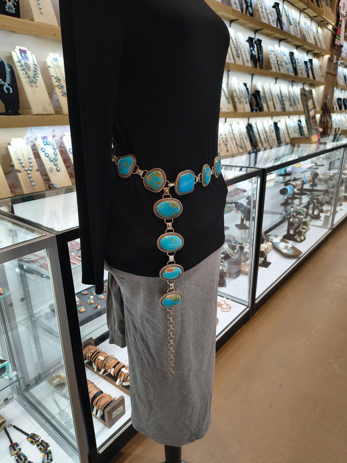 Turquoise 41- 47" Belt