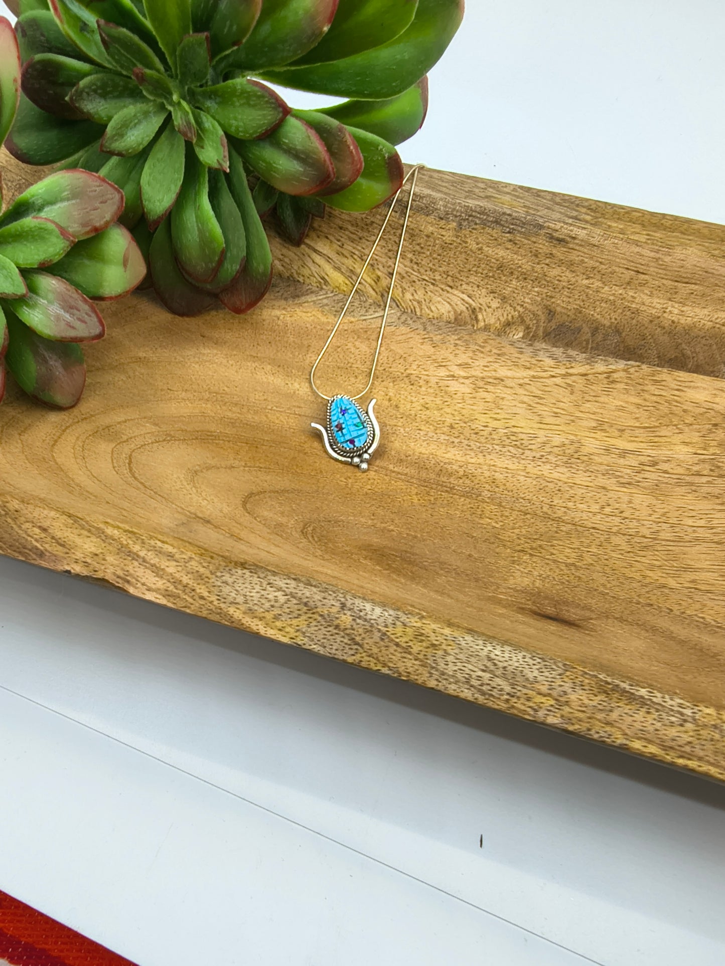 Flint Corn Pendant on 16" chain