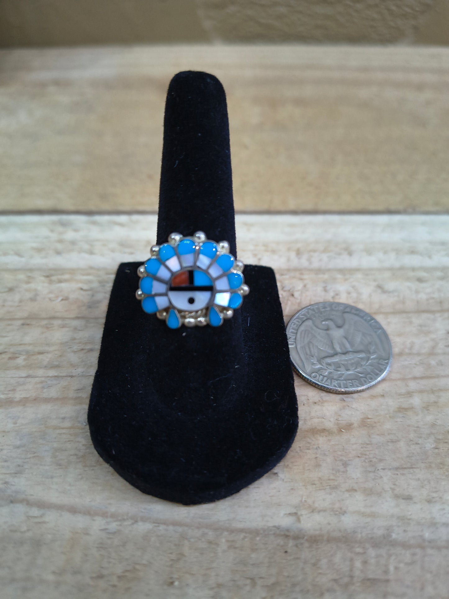 6.0 Zuni Sunface Ring by ER