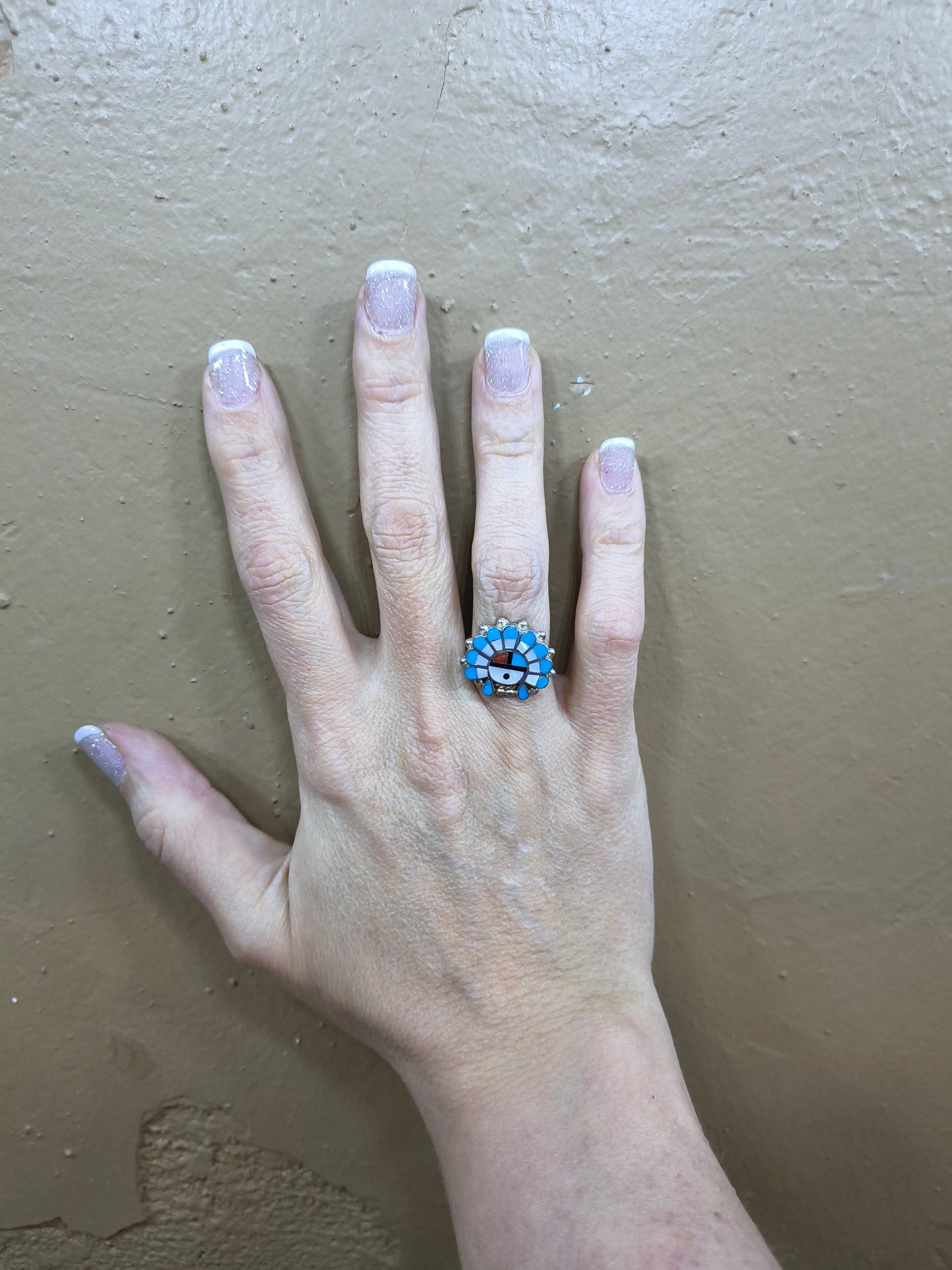 6.0 Zuni Sunface Ring by ER
