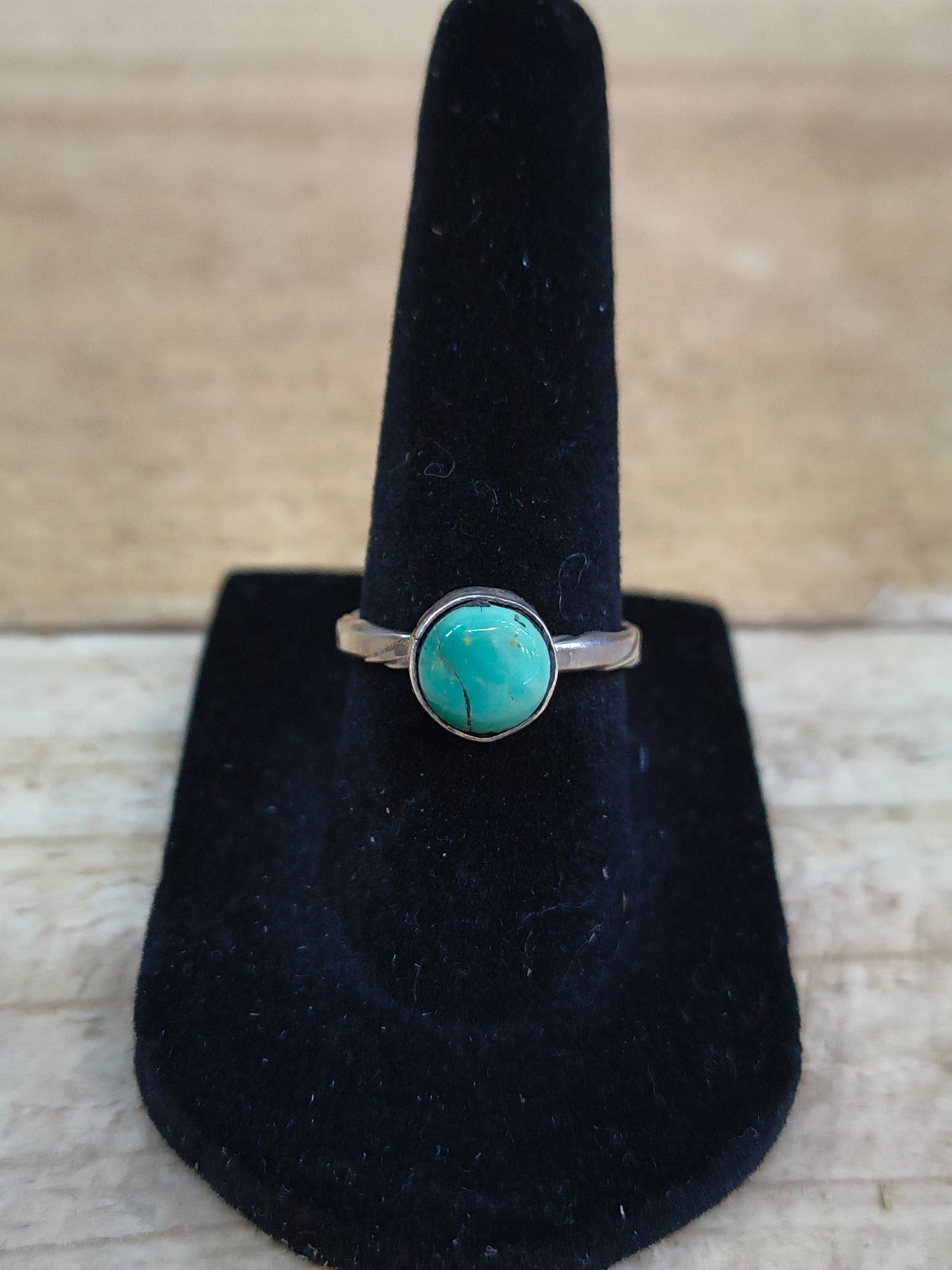 6.0 Sonoran Gold Turquoise Round Rings