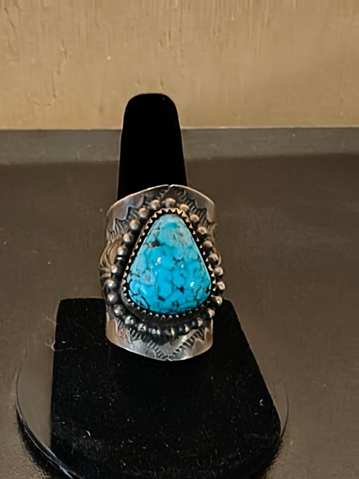 Highgrade Kingman Turquoise 7.5 Ring