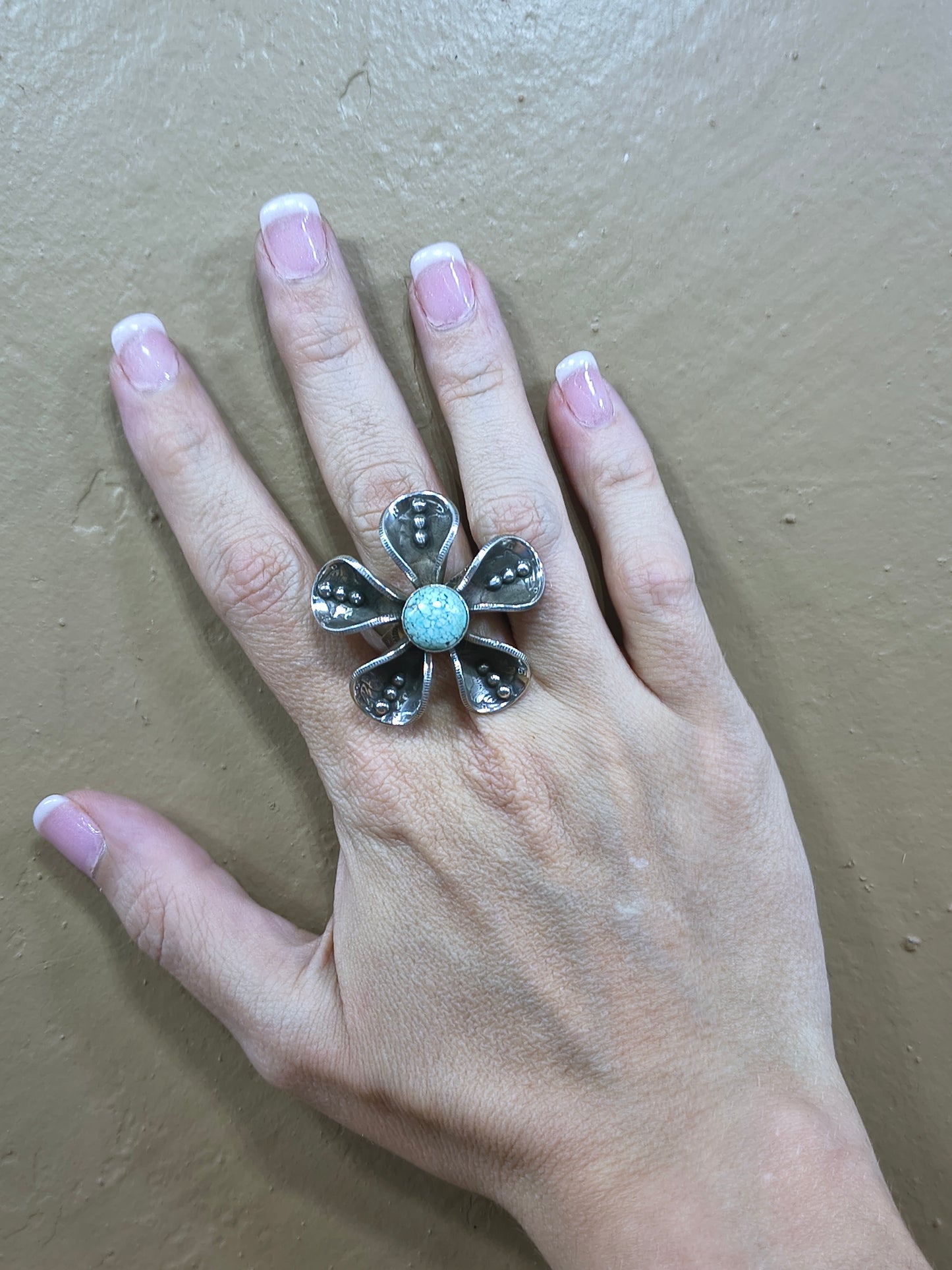 Dry Creek Mercury Dime Adjustable Ring by James Begay, Jr., Navajo