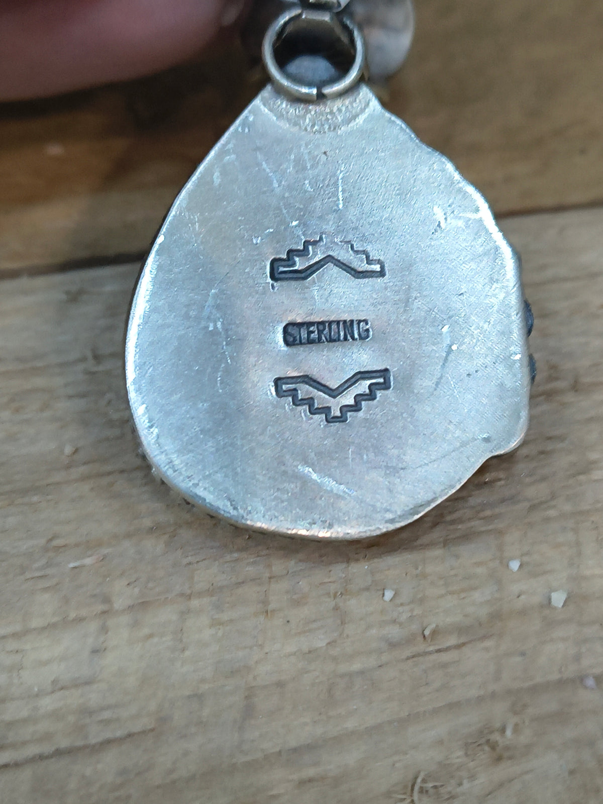 Palomino Turquoise Pendant with 10mm Bail by Jeff Largo, Navajo