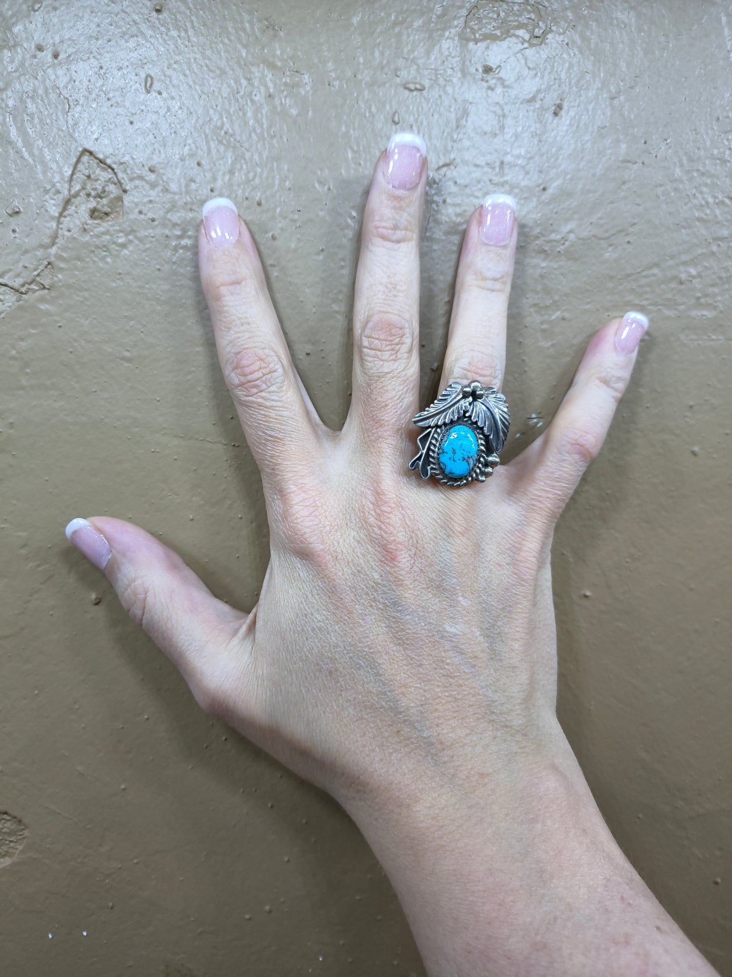 5.5 Kingman Turquoise Ring by George Begay