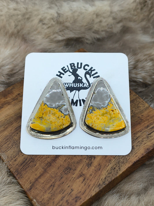 Bumblebee Jasper Earrings by Marie Jackson