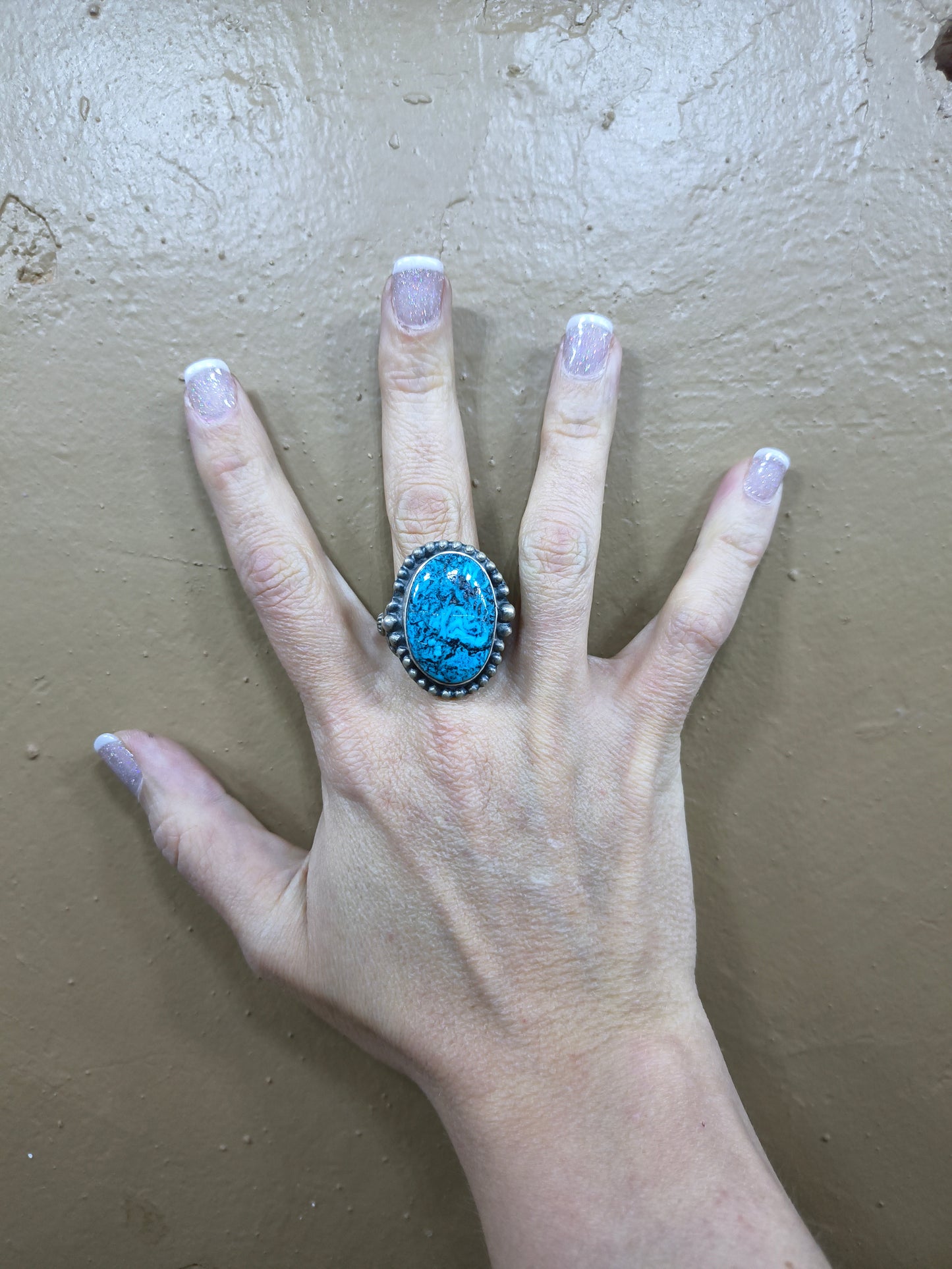 9.0 Kingman Turquoise by Boyd J. Ashley, Navajo