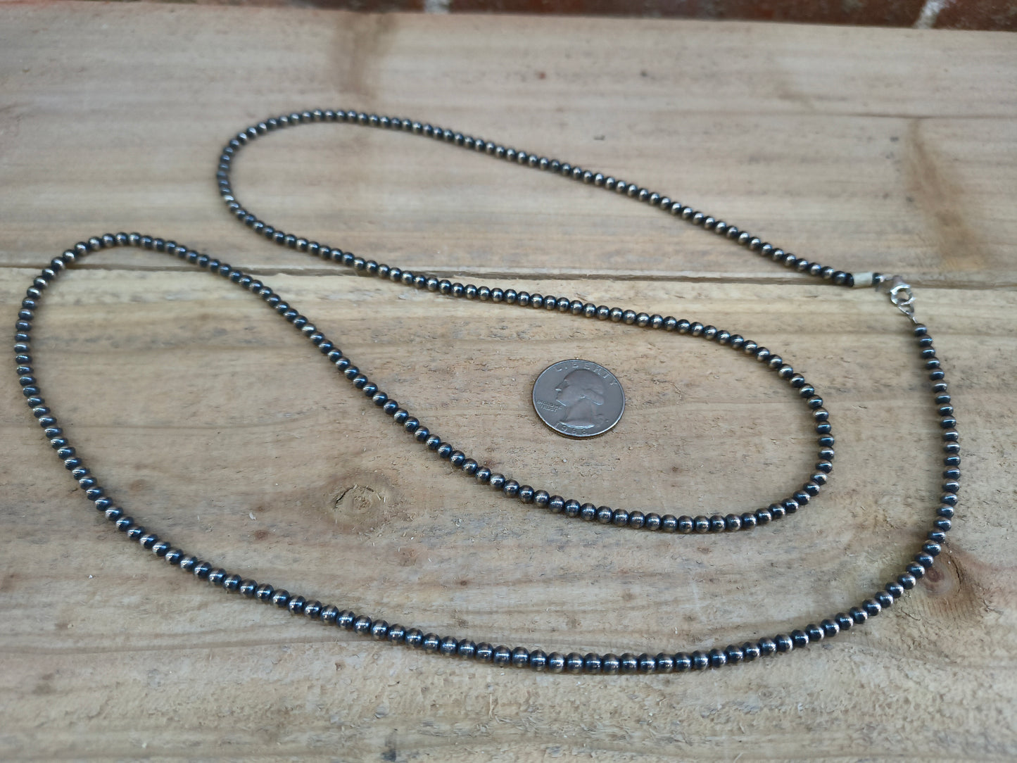 42” 4mm Navajo Style Pearls