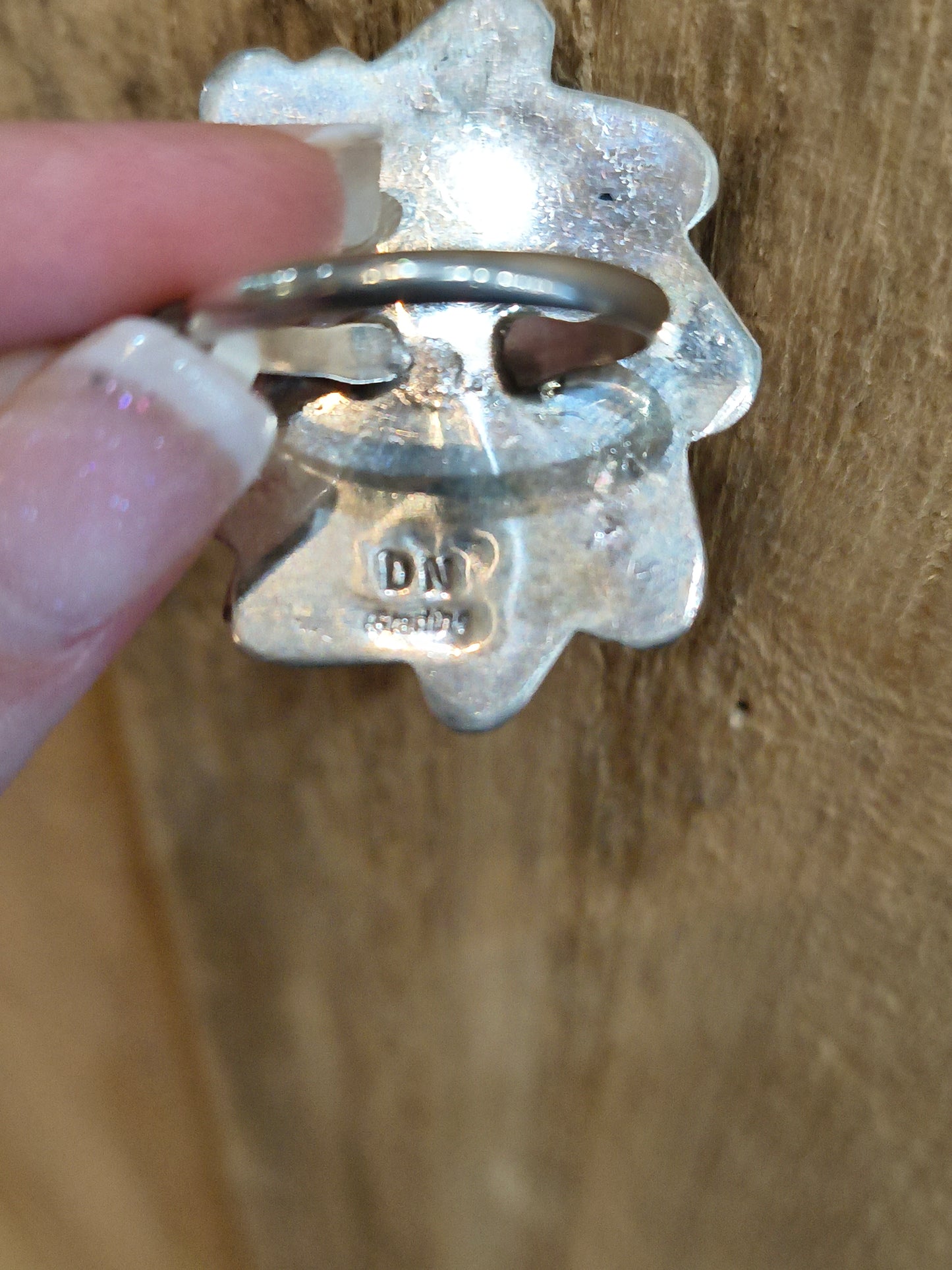 10.0 Emerald Valley Turquoise Ring by DN, Navajo