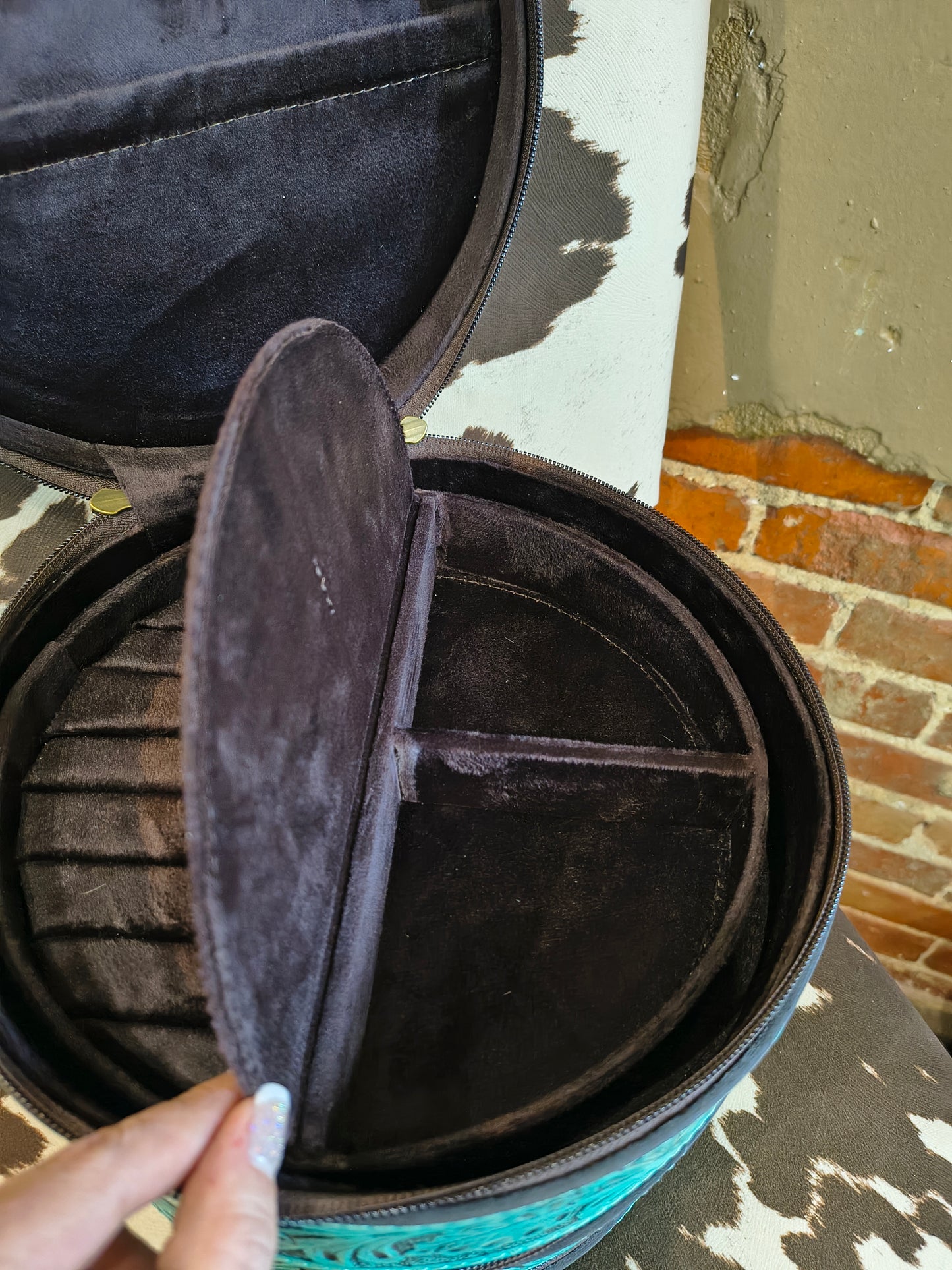 Triple Stack Round Jewelry Box