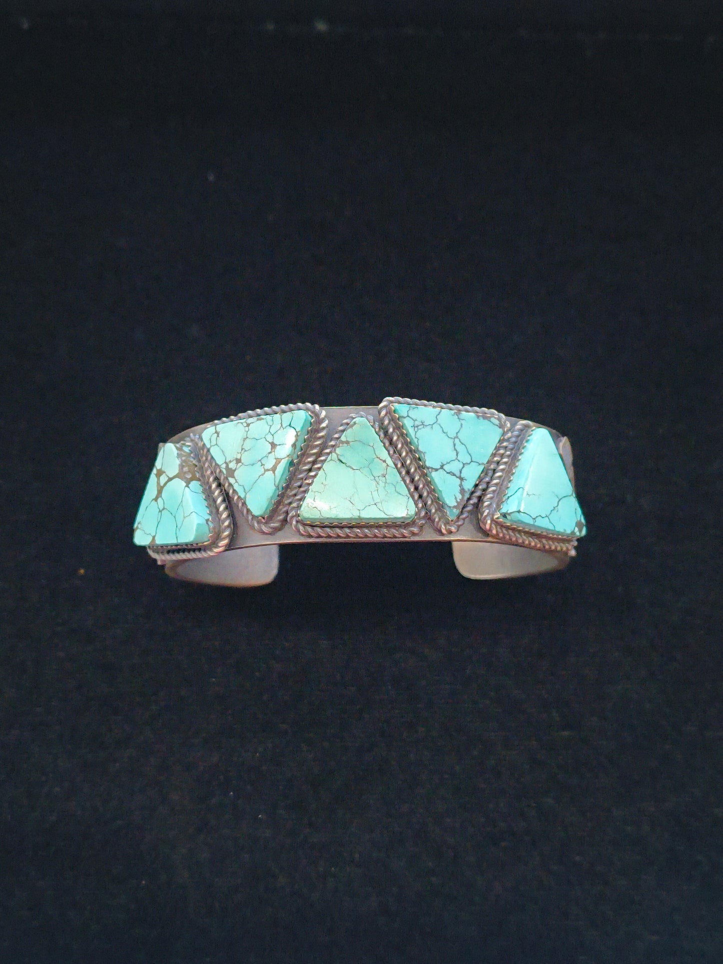 7" Turquoise Arrow Cuff by Kevin Billah, Navajo