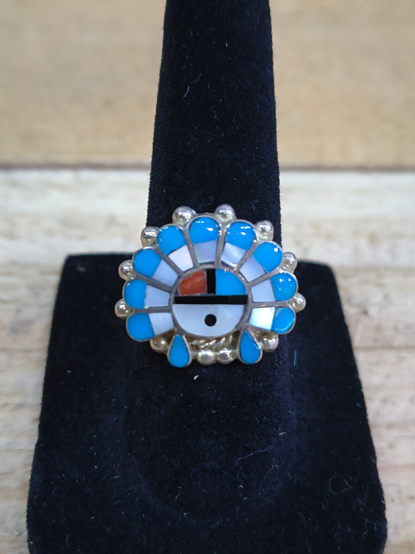 6.0 Zuni Sunface Ring by ER