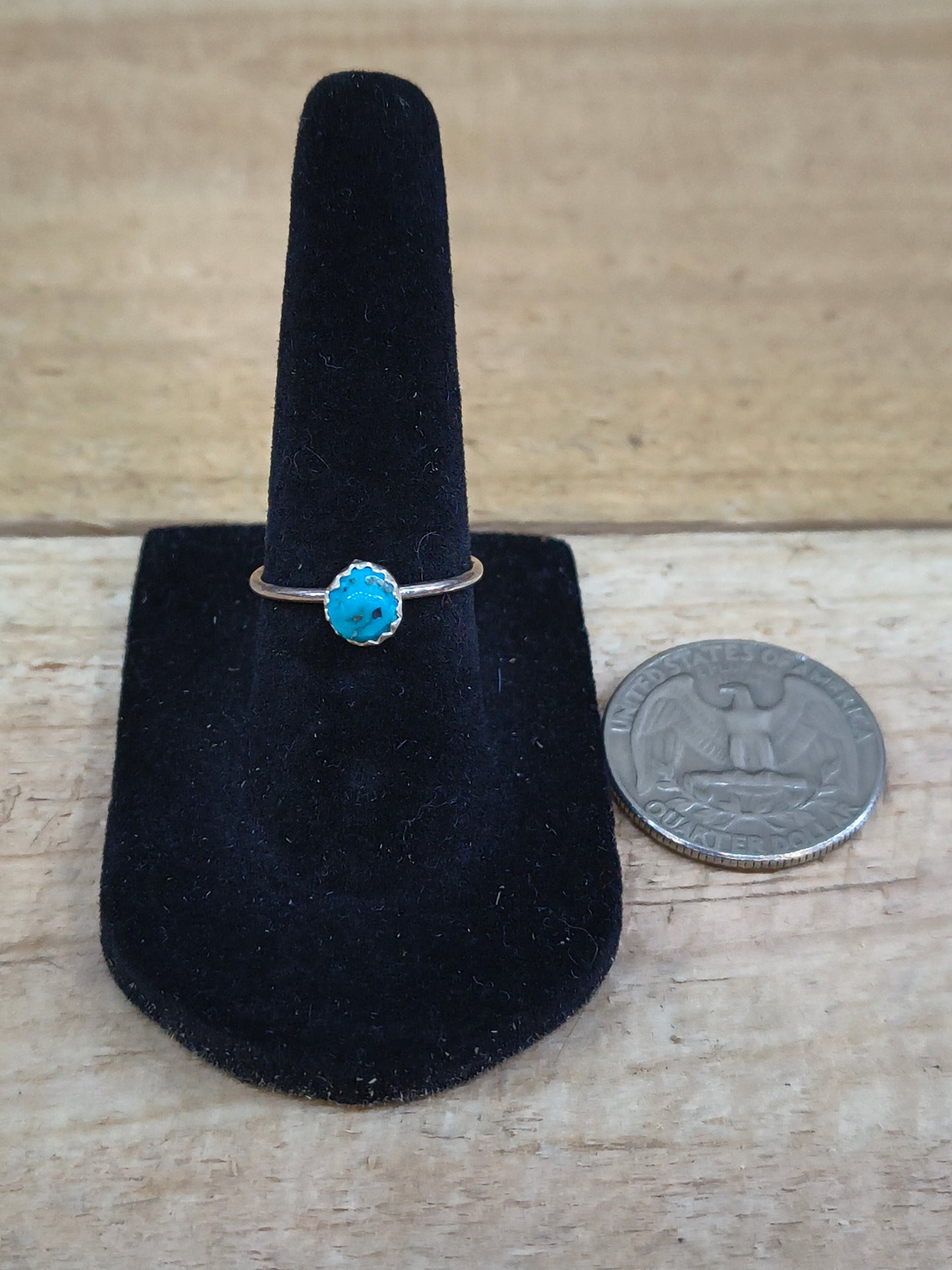 5.5 Dainty Turquoise Ring
