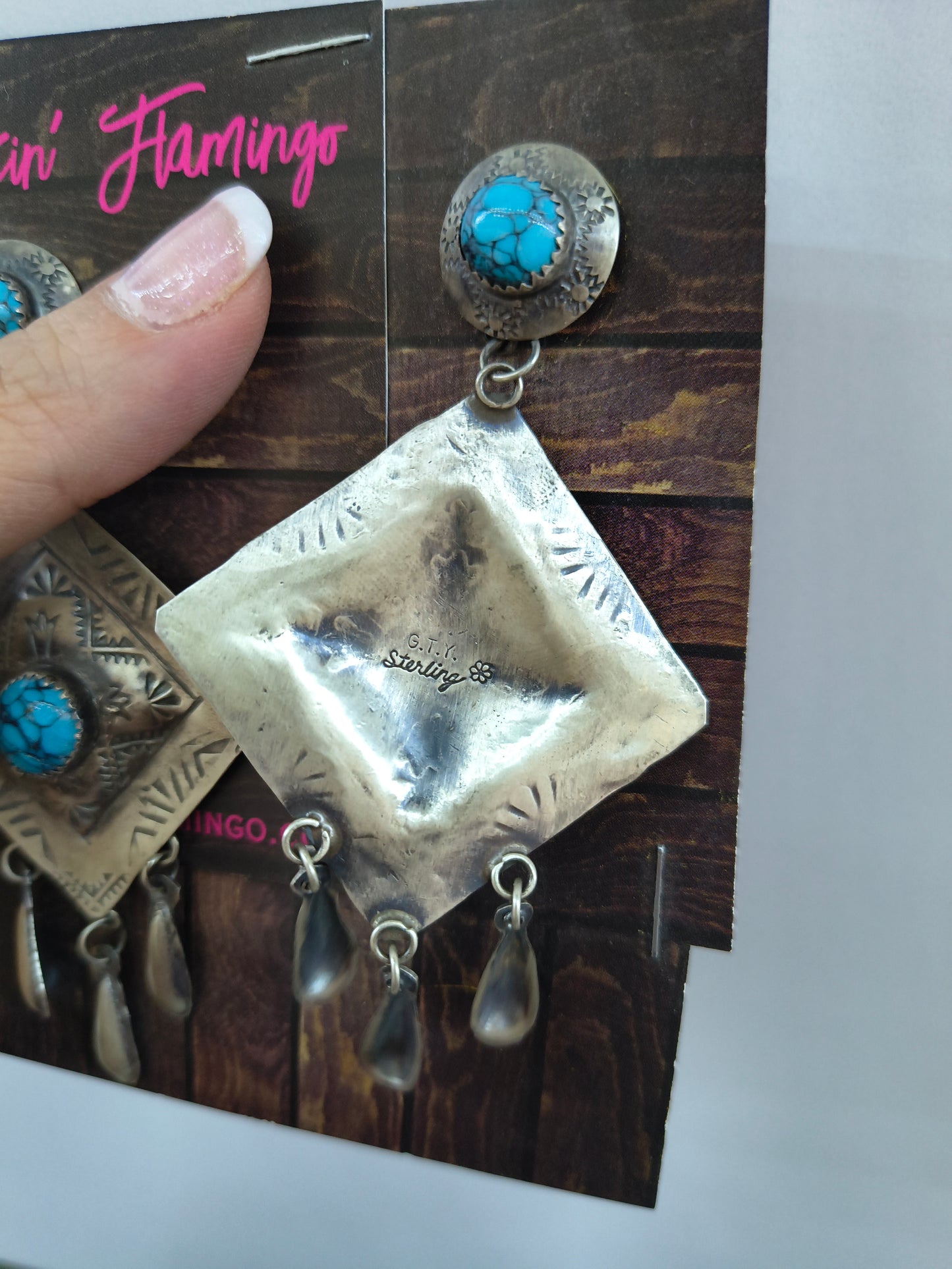 Kingman Turquoise with Post Earrings