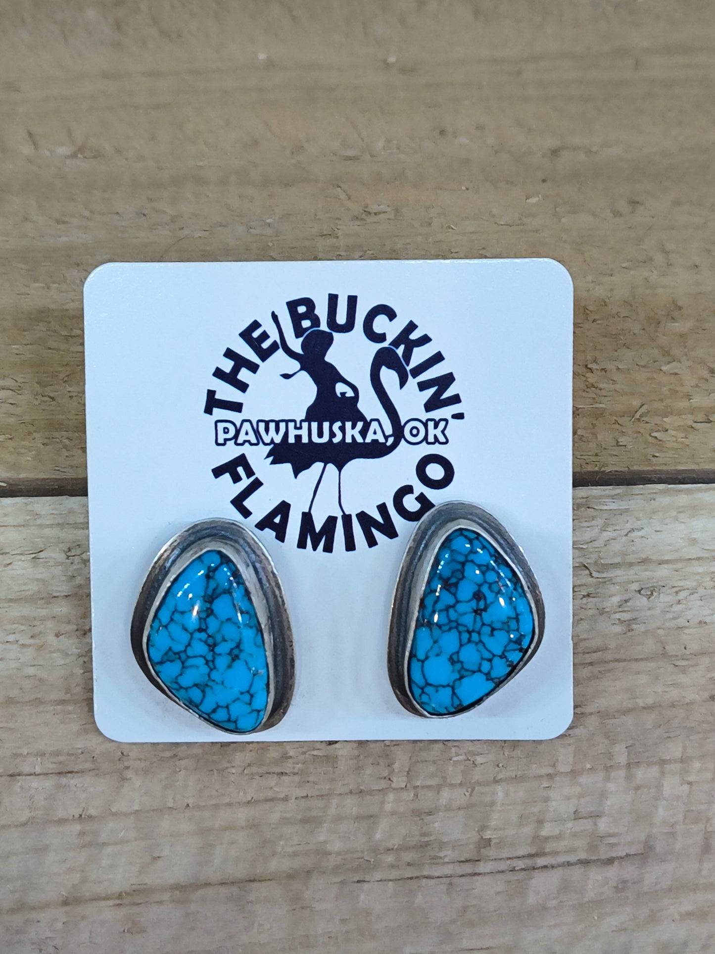 Egyptian Turquoise Post Earrings