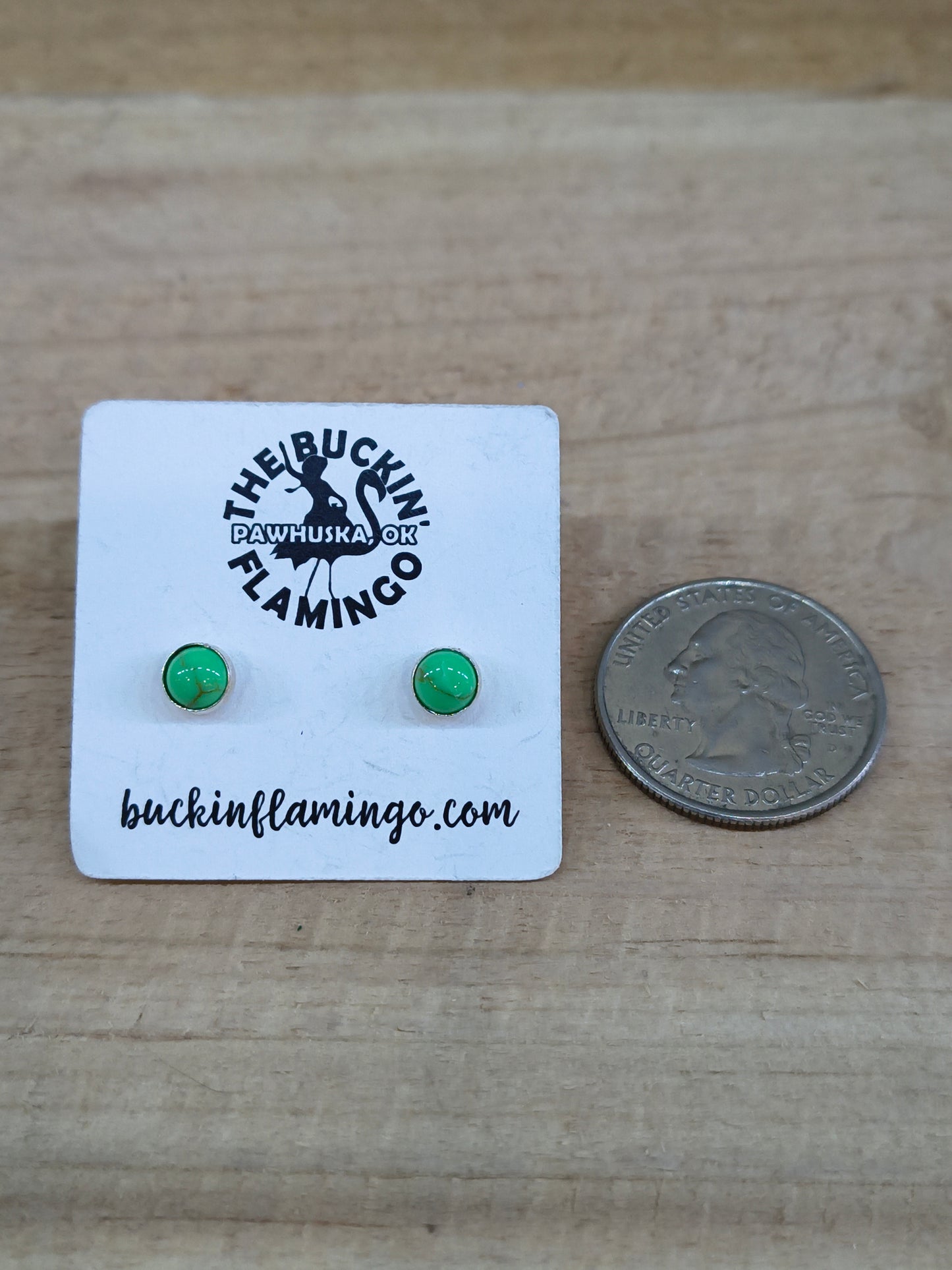 5.5 mm Gaspeite Post Earring