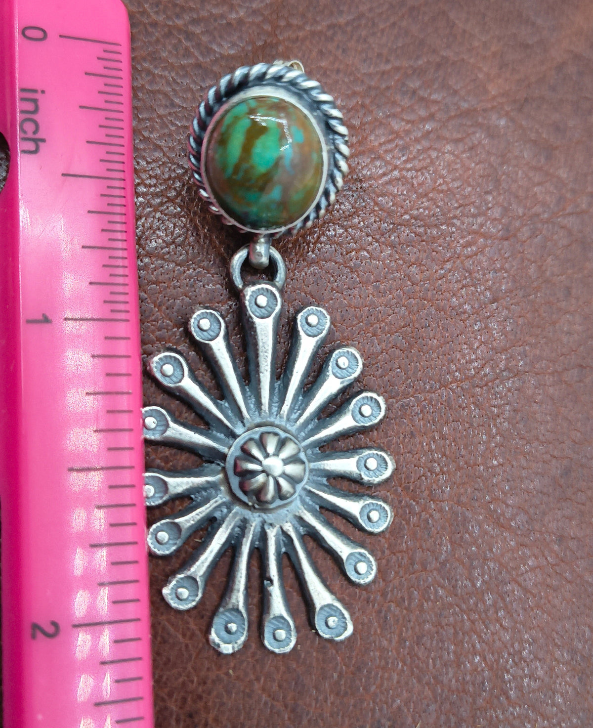 Kingman Turquoise Post by Kevin Bellah, Navajo