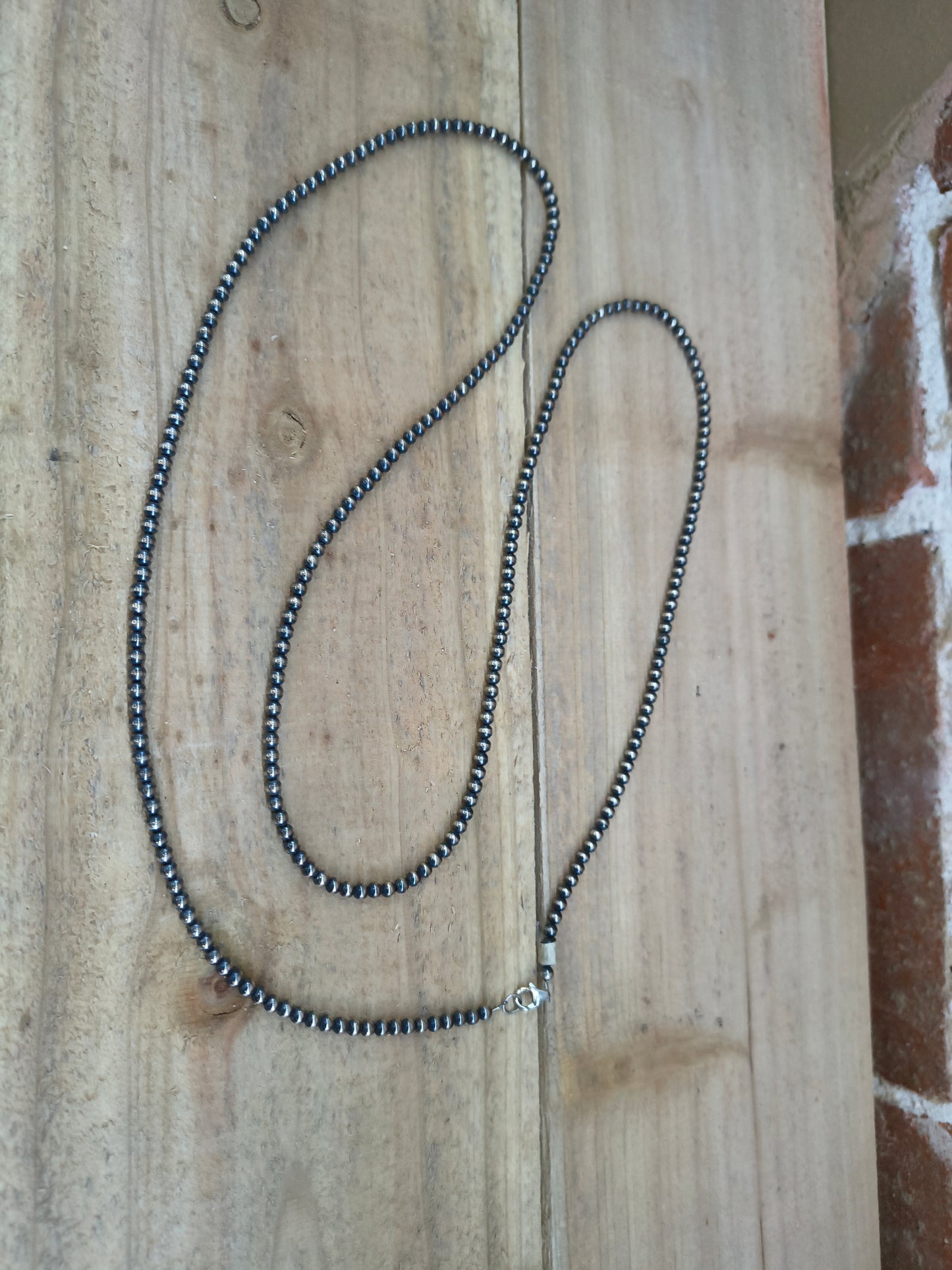 42” 4mm Navajo Style Pearls