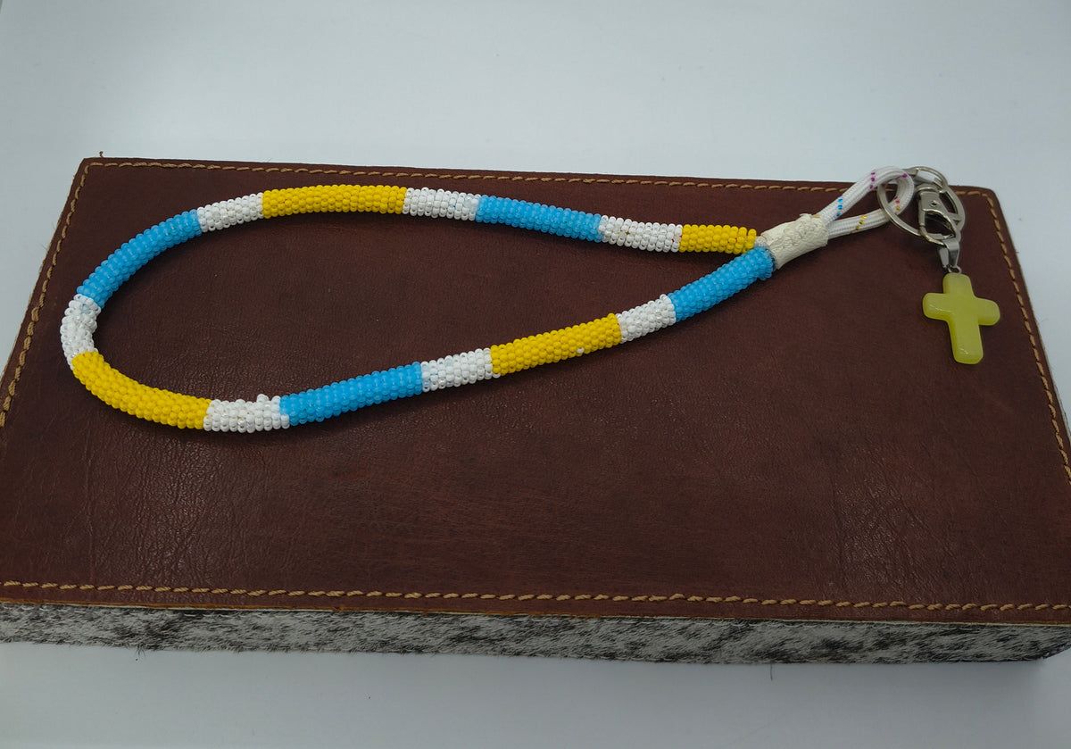 Beaded Wrist Lanyard by Lillian & Vernon Steele, Apache